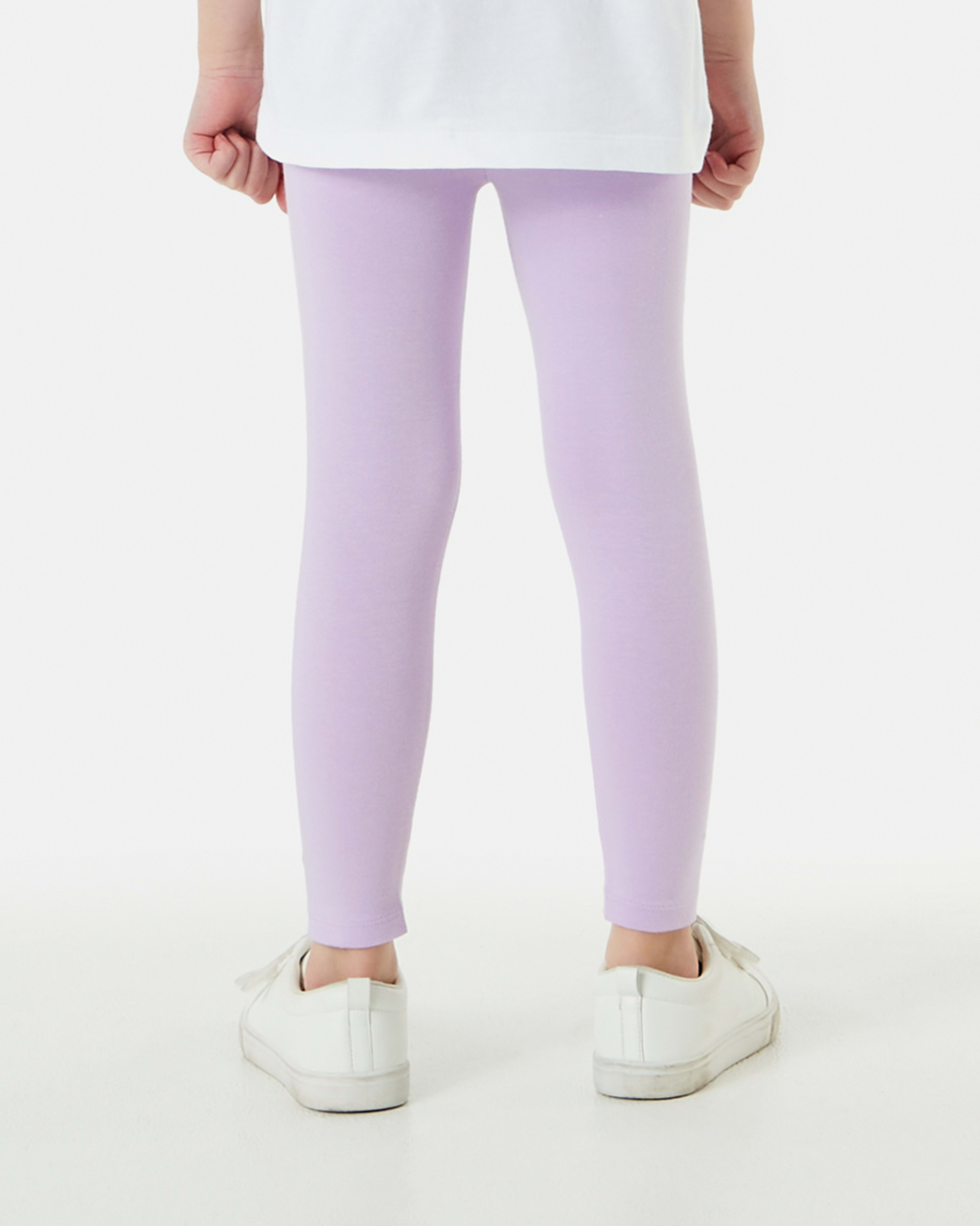 2 Leggings Purpl Flwr, 2 of 8