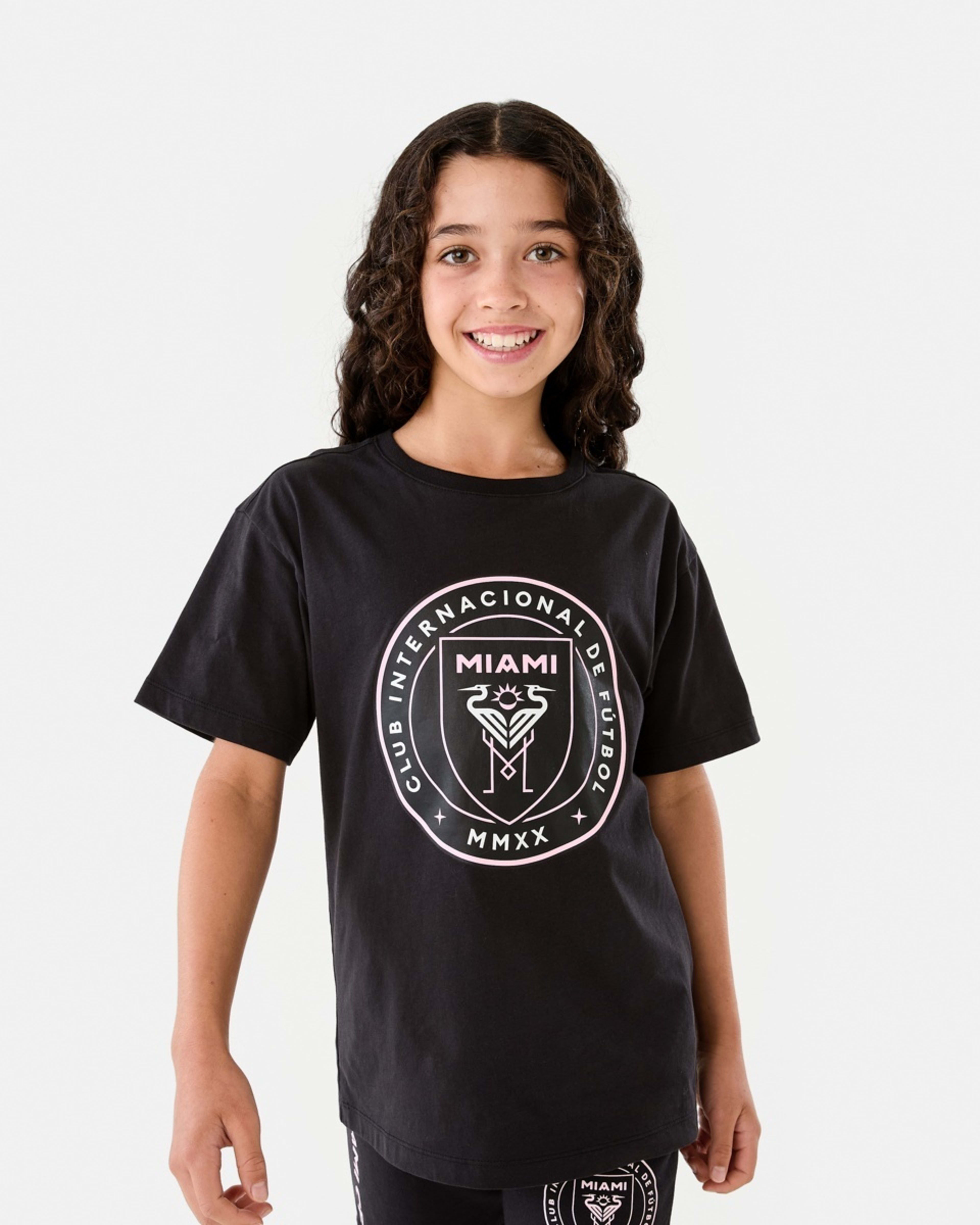 1 Official Inter Miami Kids T-shirt Black