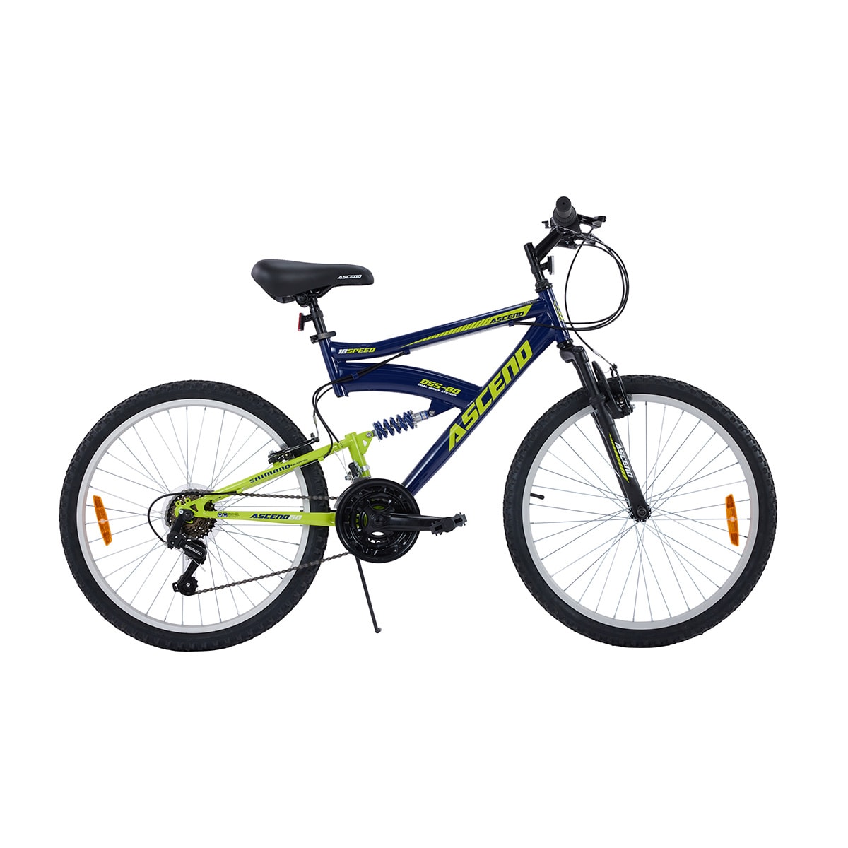 60cm Ascend Dual Suspension Bike Kmart