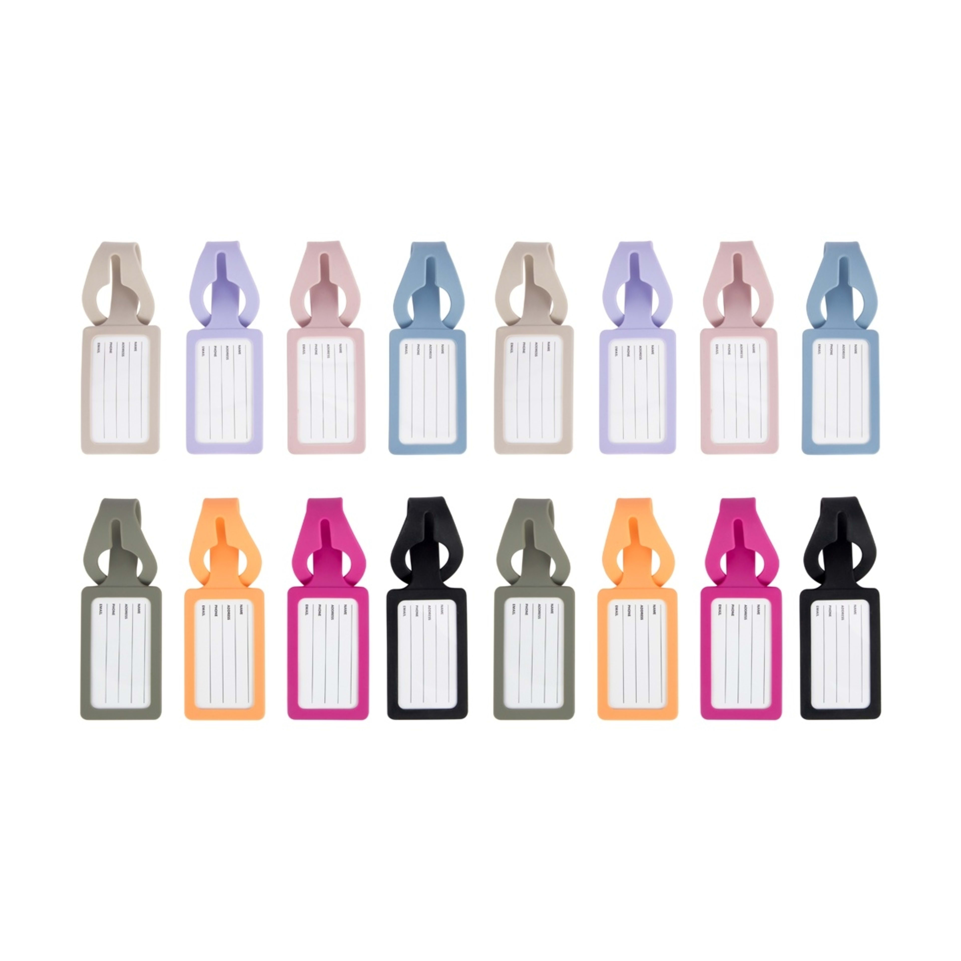 1 2 Piece Luggage Tags - Assorted