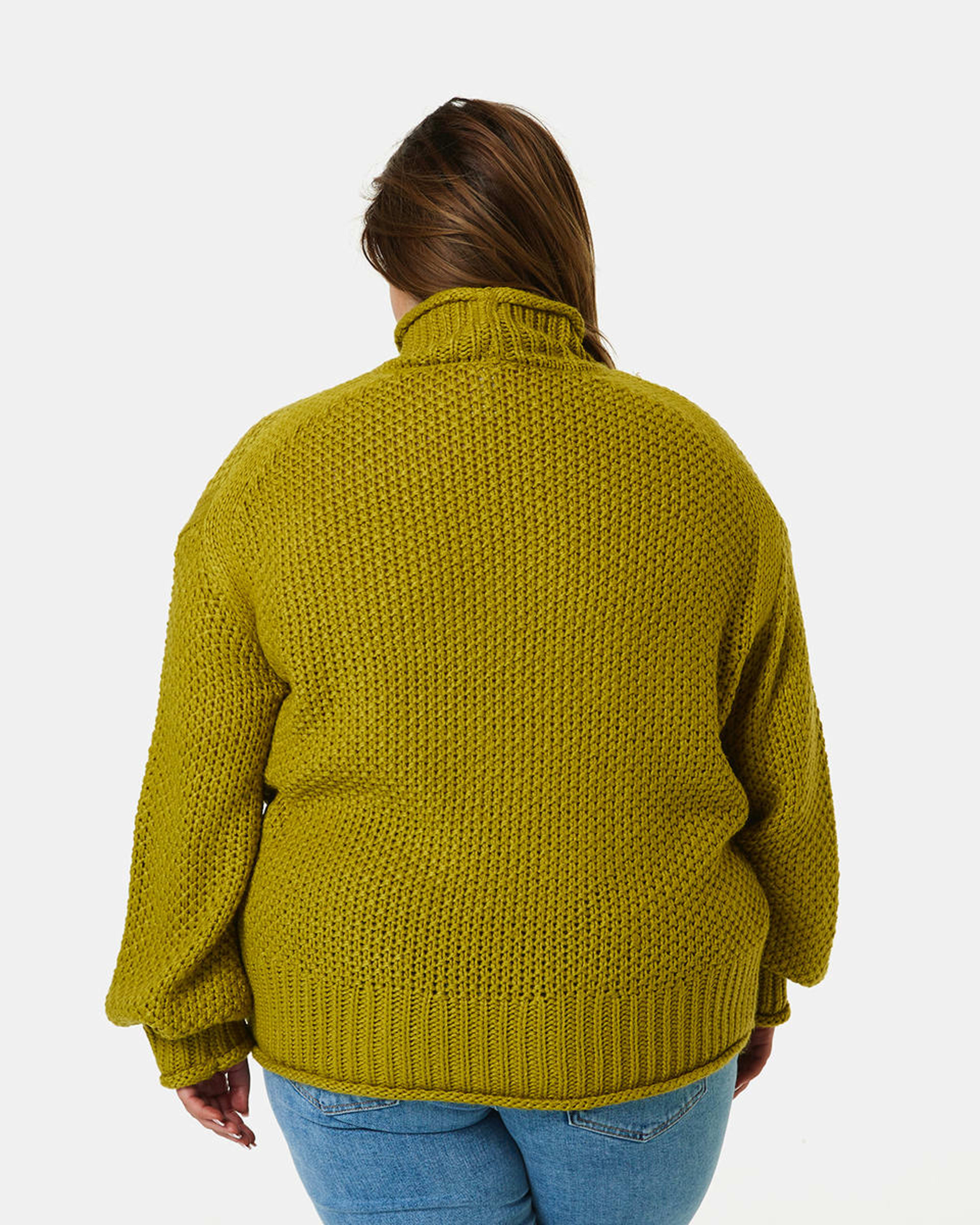 Curve Cosy Funnel Neck Knit Jumper Kmart