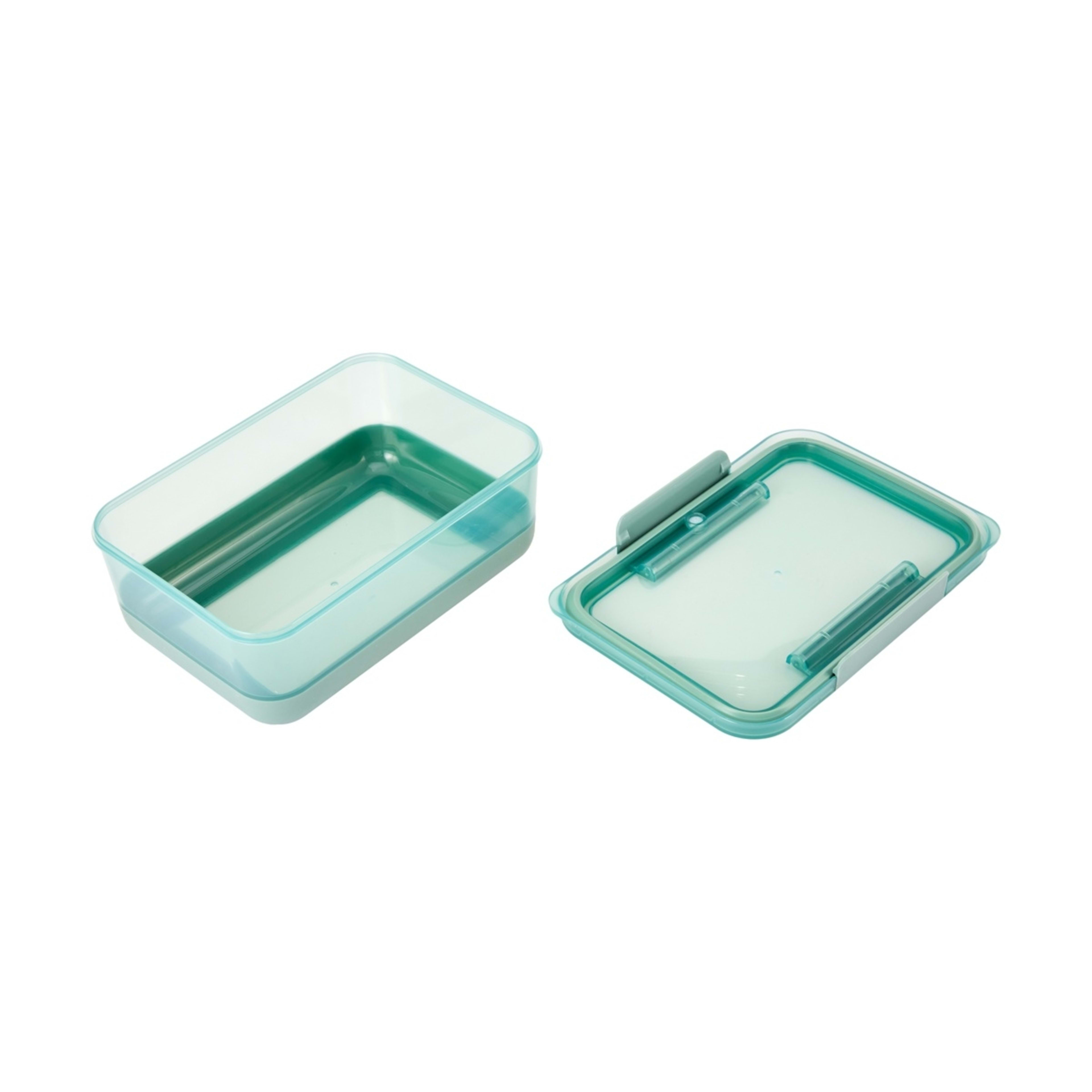 4 5 Piece Two Toned Plastic Food Storage Set, 4 of 10