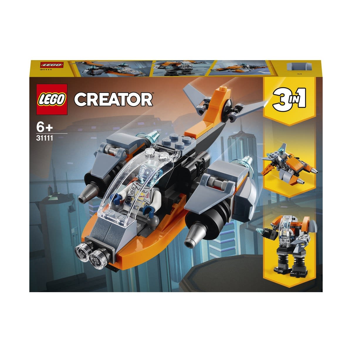 LEGO Creator Cyber Drone 31111 Kmart