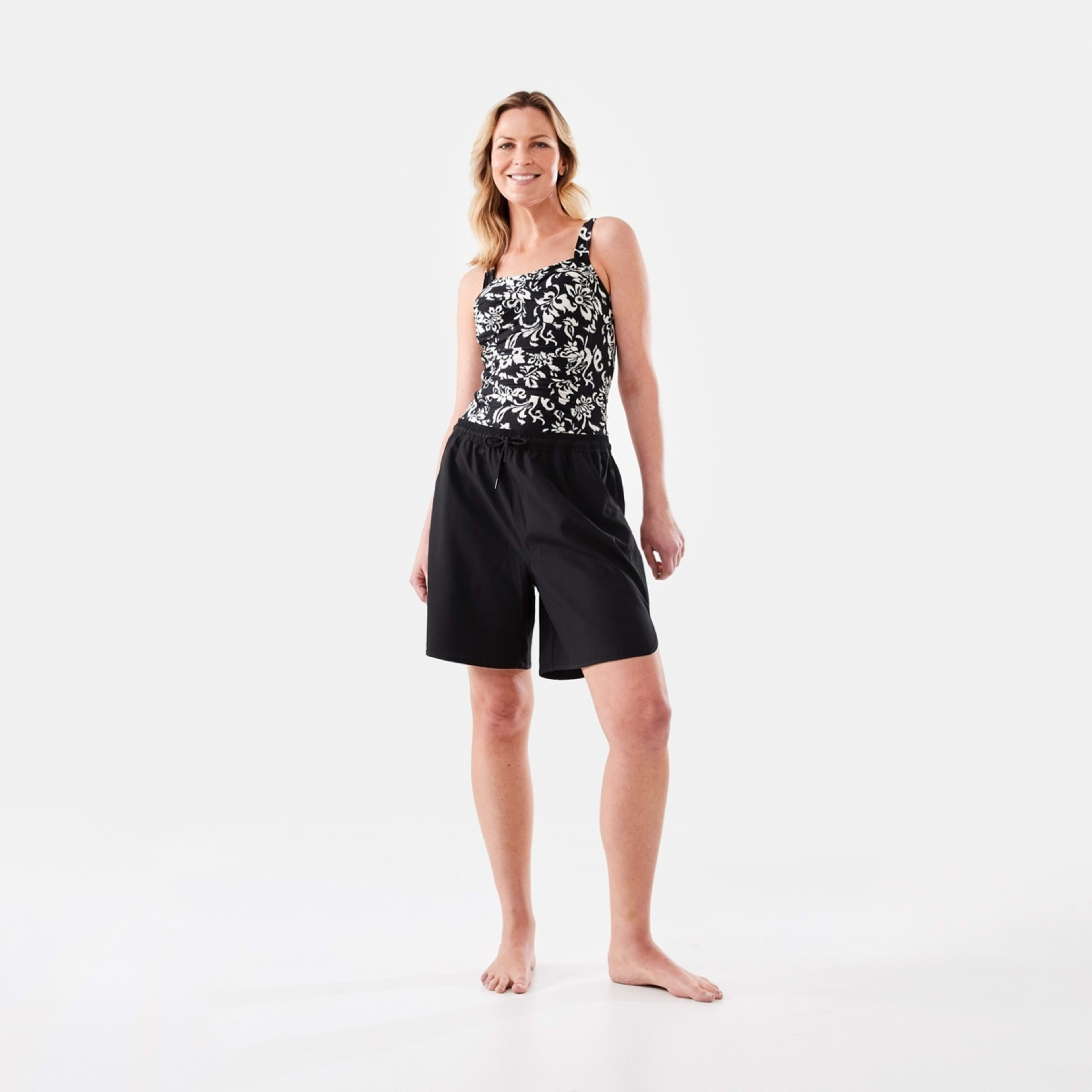 7 Mid Length Boardshorts Black, 7 of 7