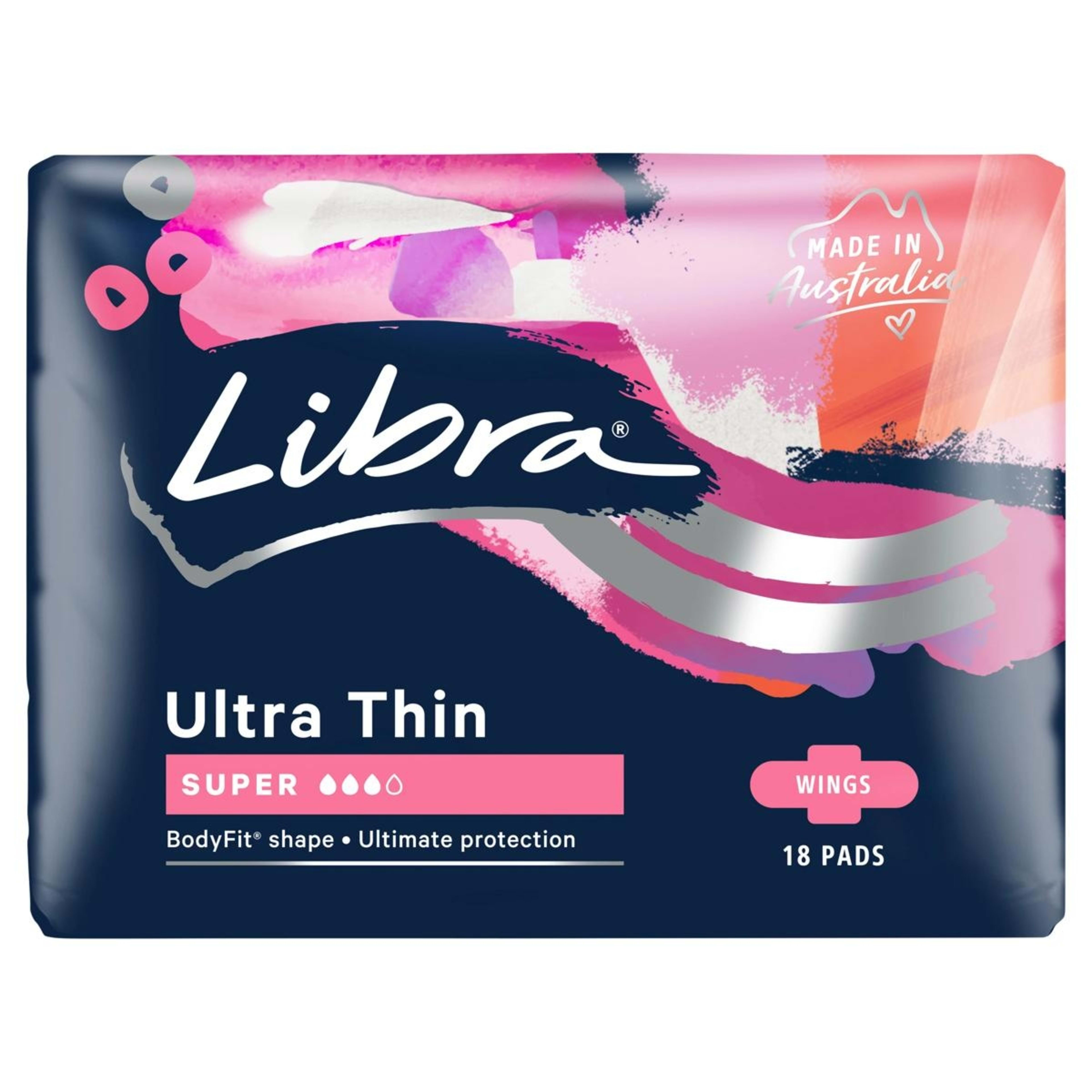 1 Libra 18 Pack Ultra Thin Super Pads