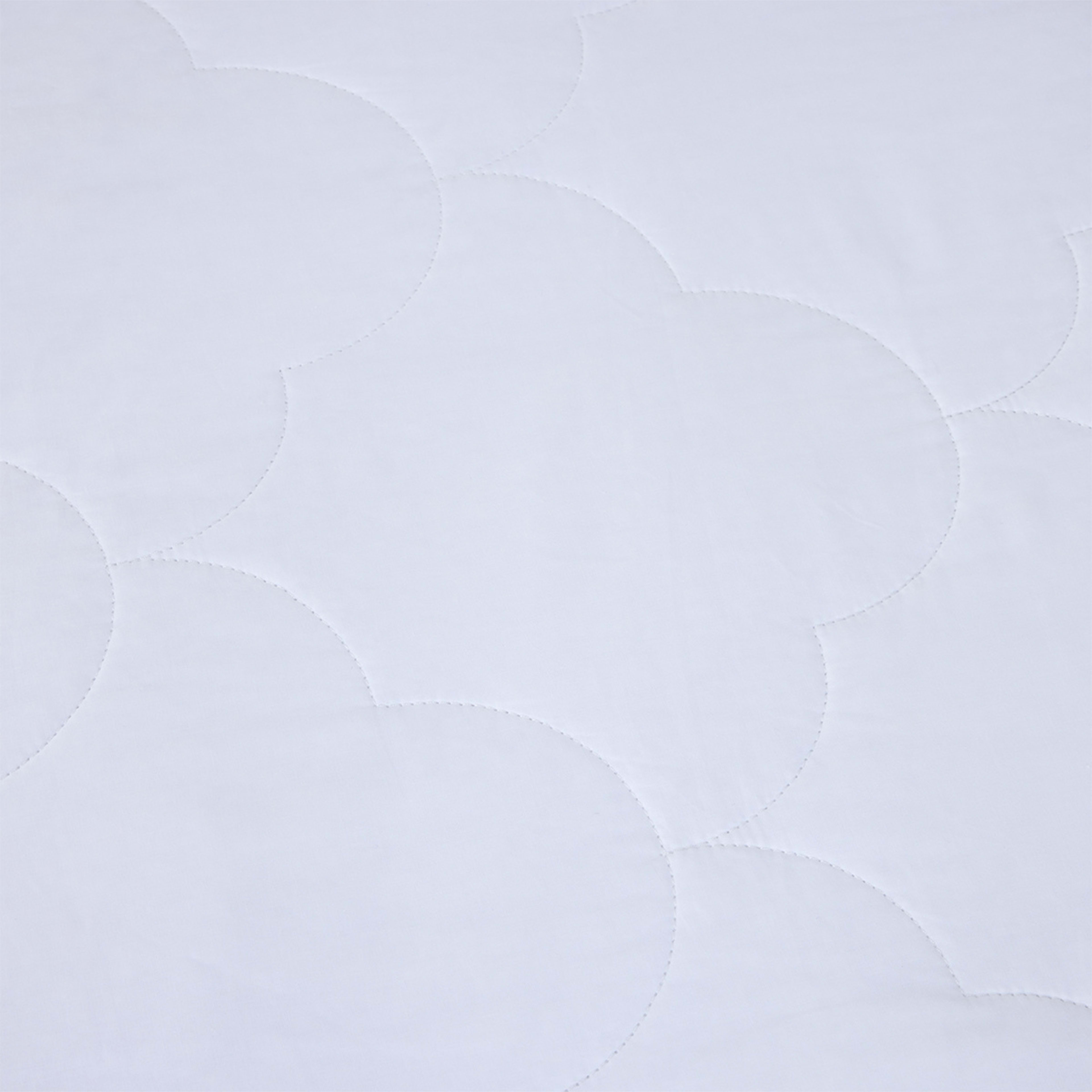 Cotton Filled Fitted Mattress Protector Queen Bed, White Kmart NZ