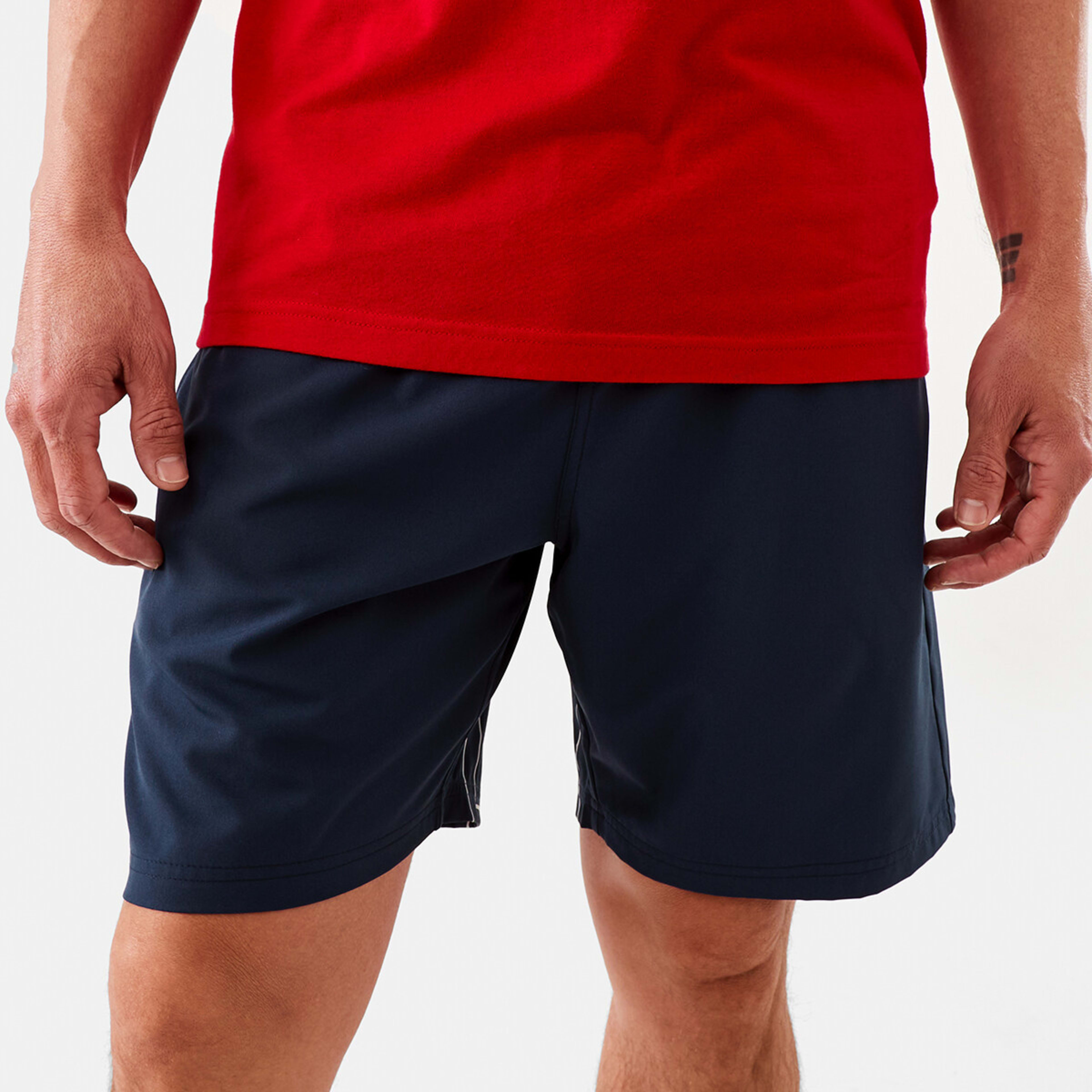 1 Everlast Mens Stretch Woven Shorts Navy, 1 of 8