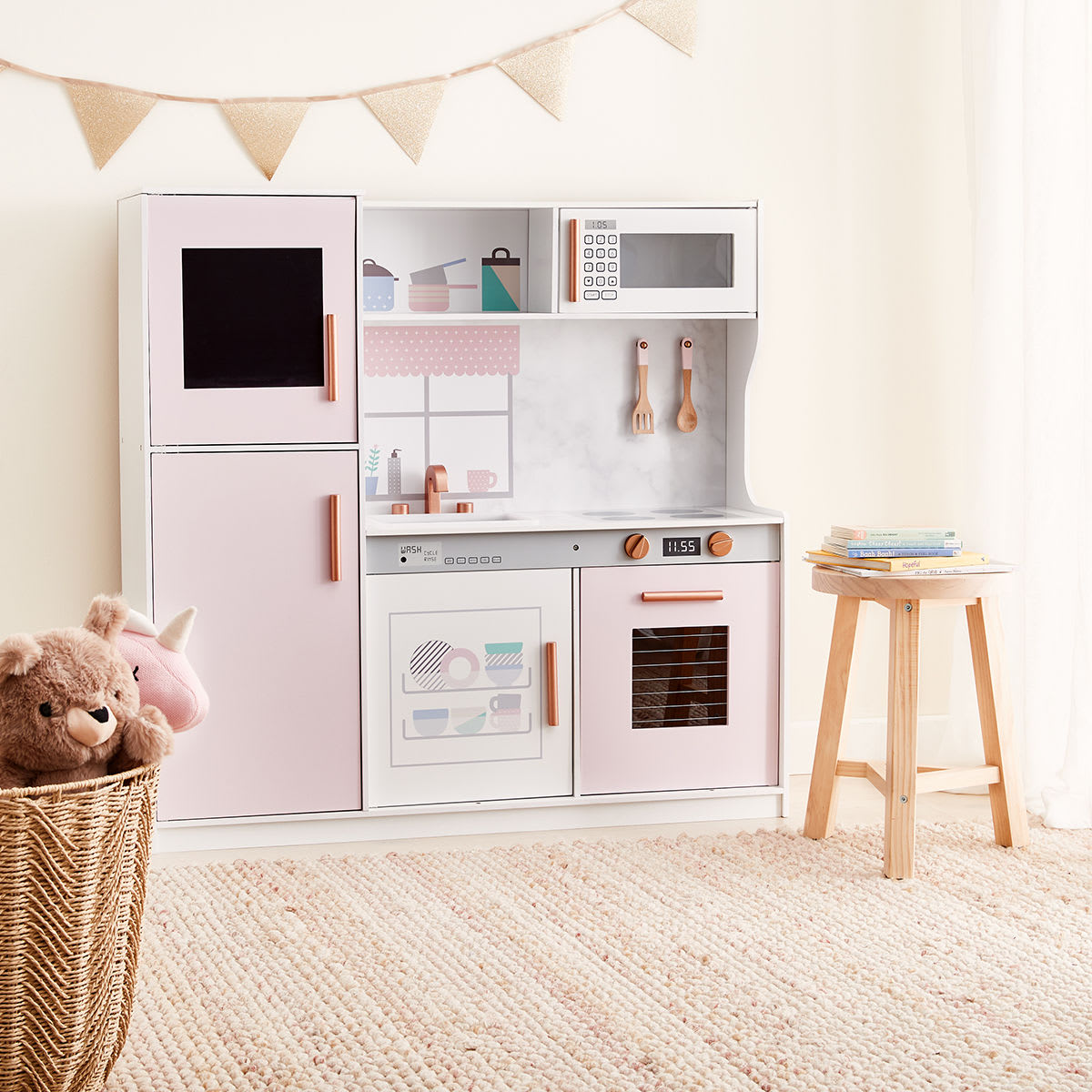 Kmart kids wooden kitchen on sale