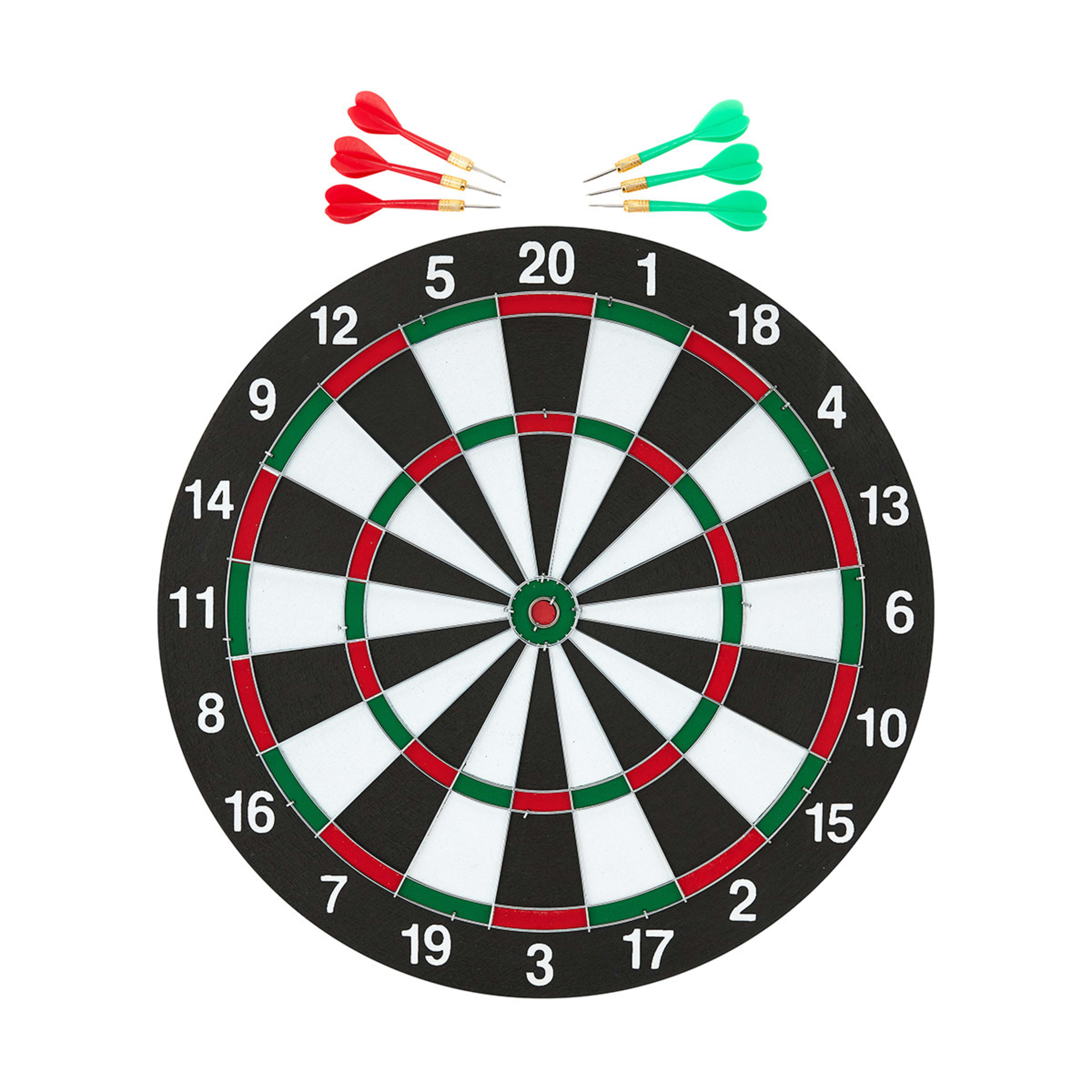 1 Dartboard with Darts
