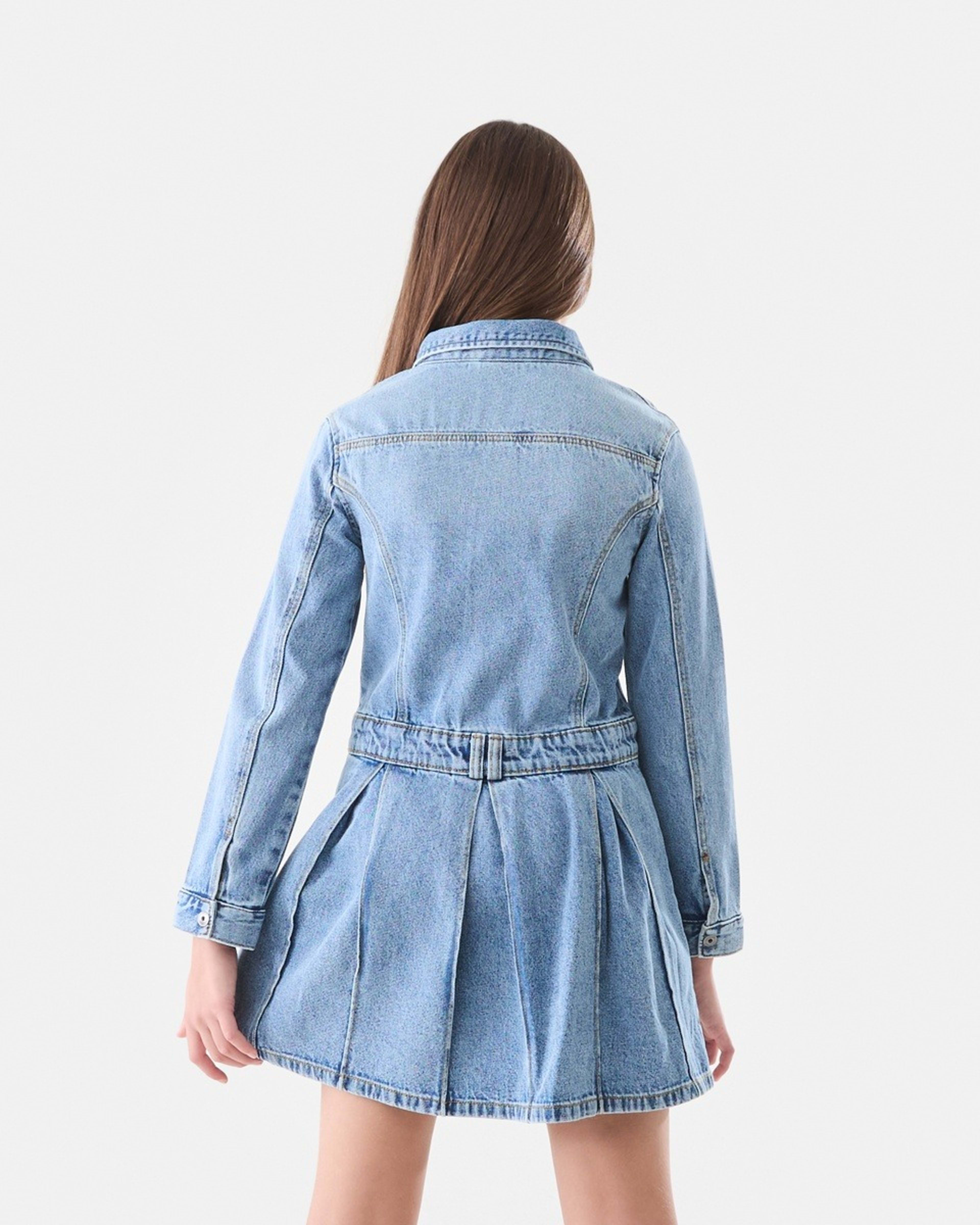 2 Denim Dress Mid Denim, 2 of 6