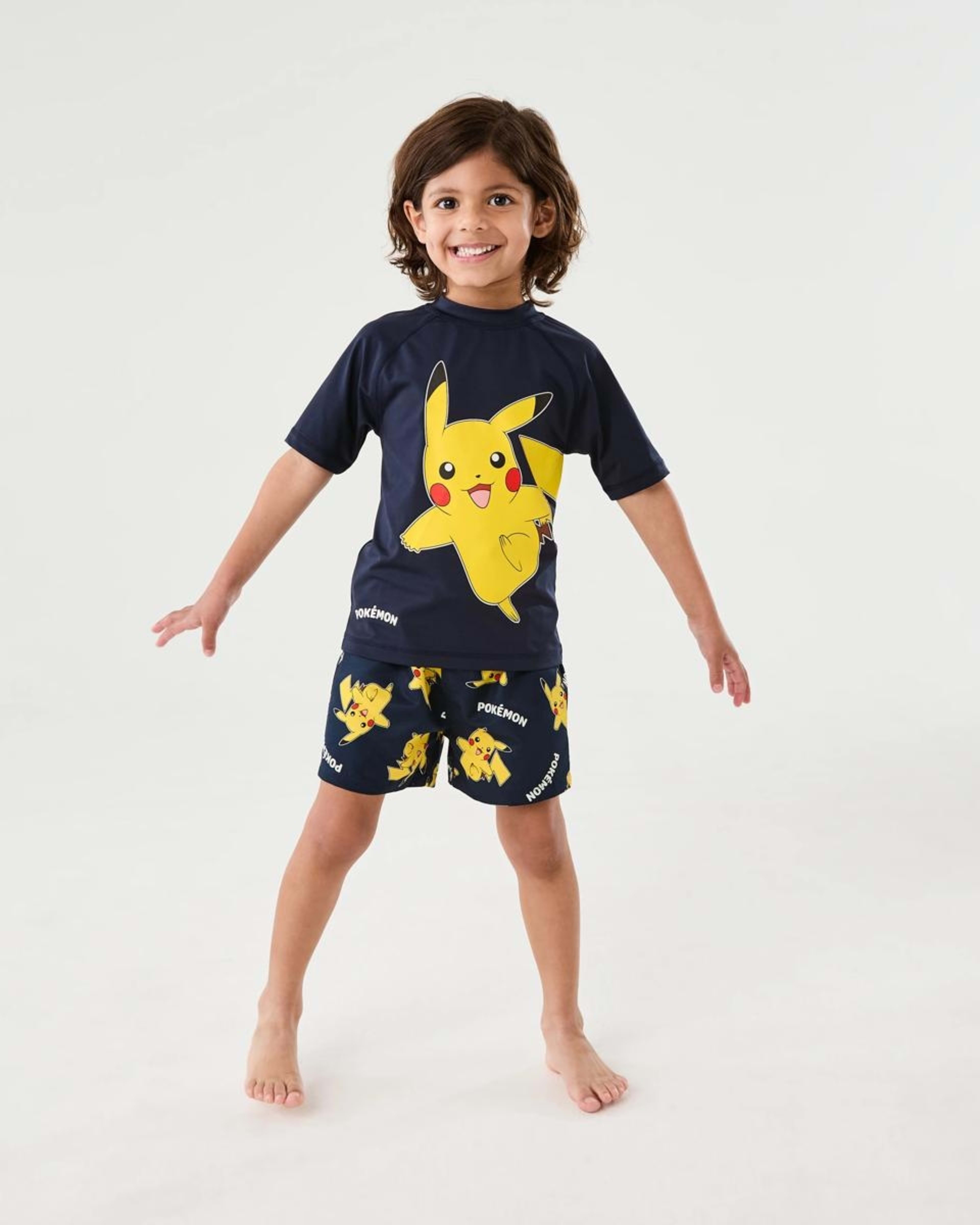 5 Pokemon License All Over Print Boardshorts DRESS BLUE PIKACHU, 5 of 6