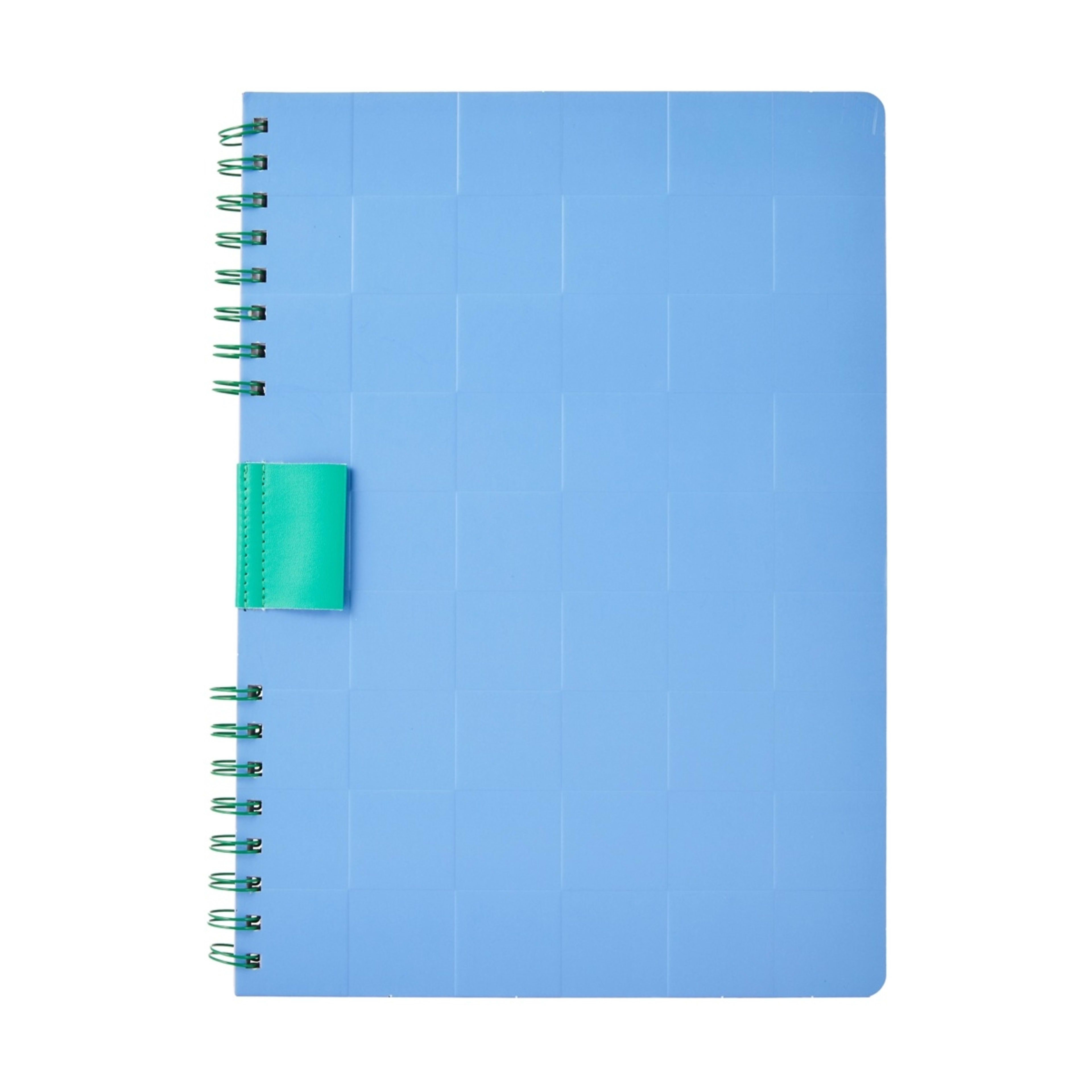 1 A4 Notebook Split Deboss - Blue