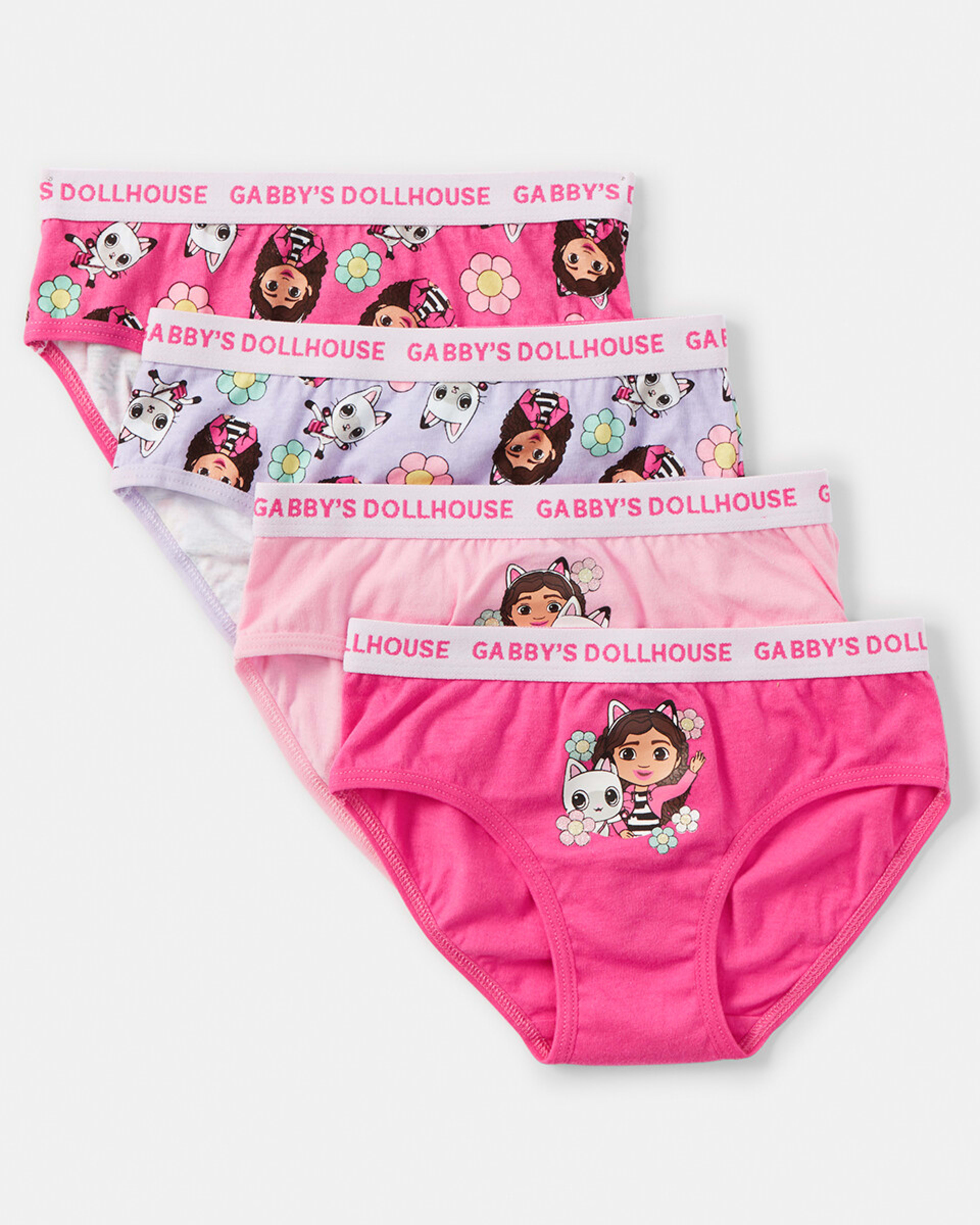 1 4 Pack Gabby's Dollhouse License Briefs Gabby