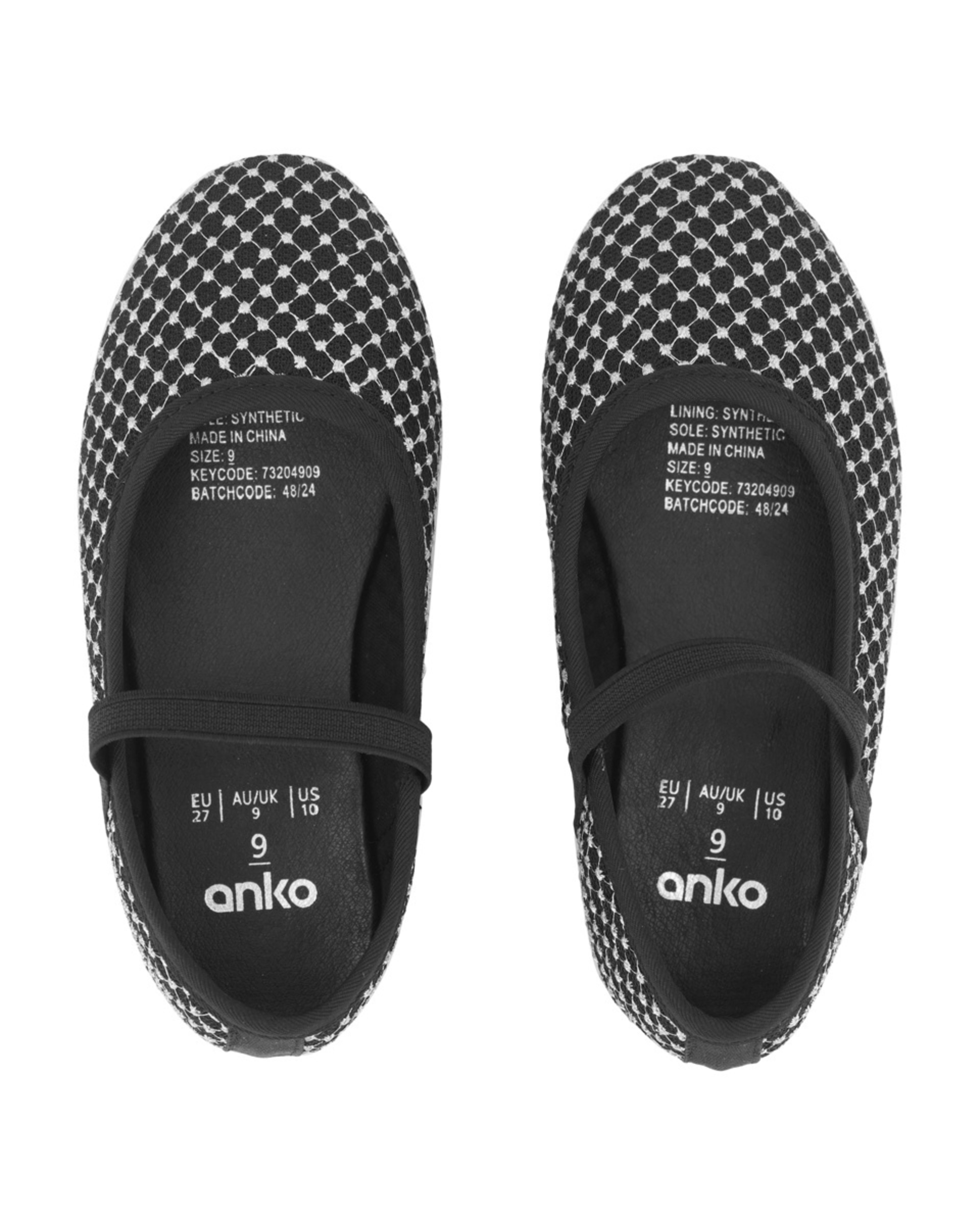 2 Junior Mesh Flats Black, 2 of 5