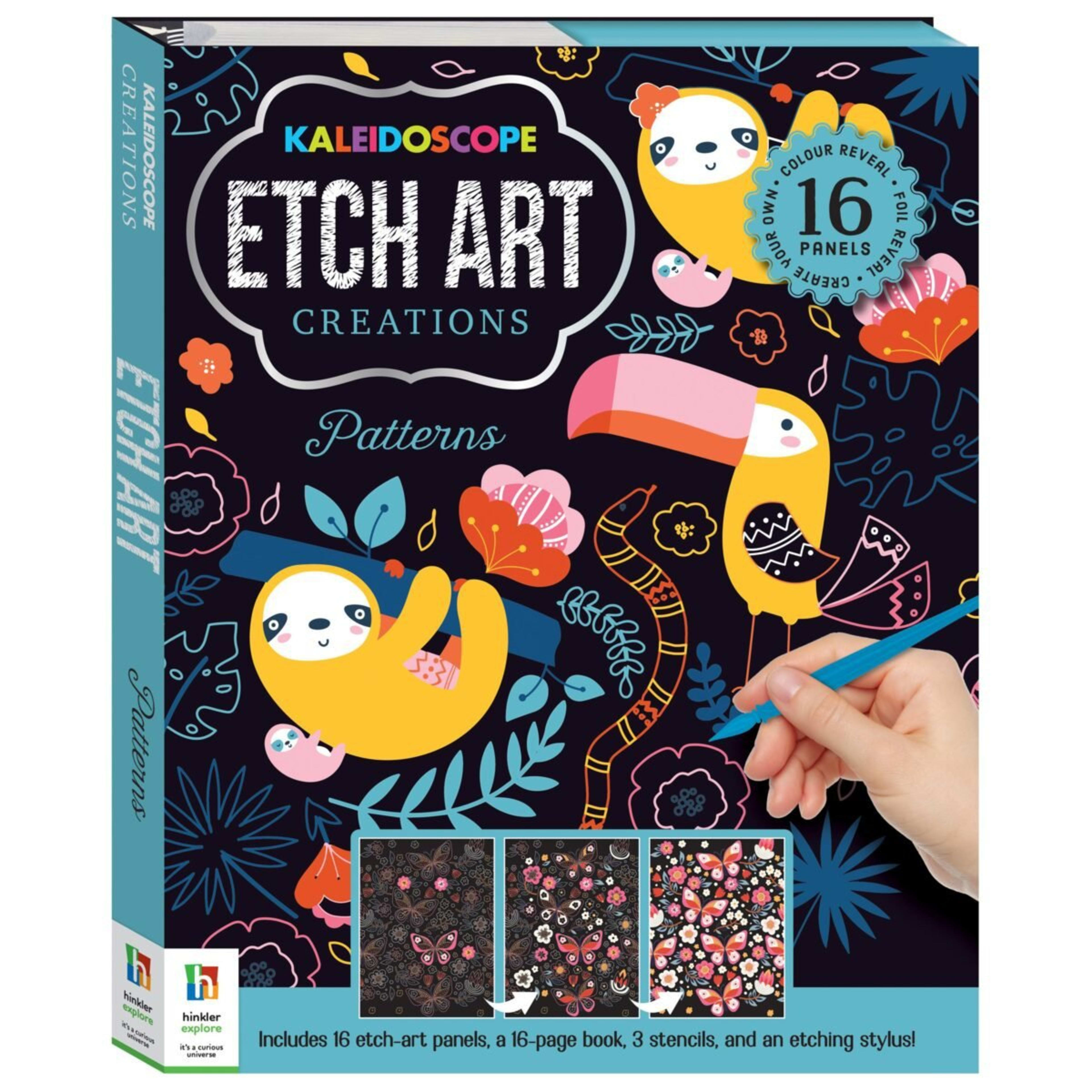 1 Kaleidoscope Etch Art Creations: Patterns Kit
