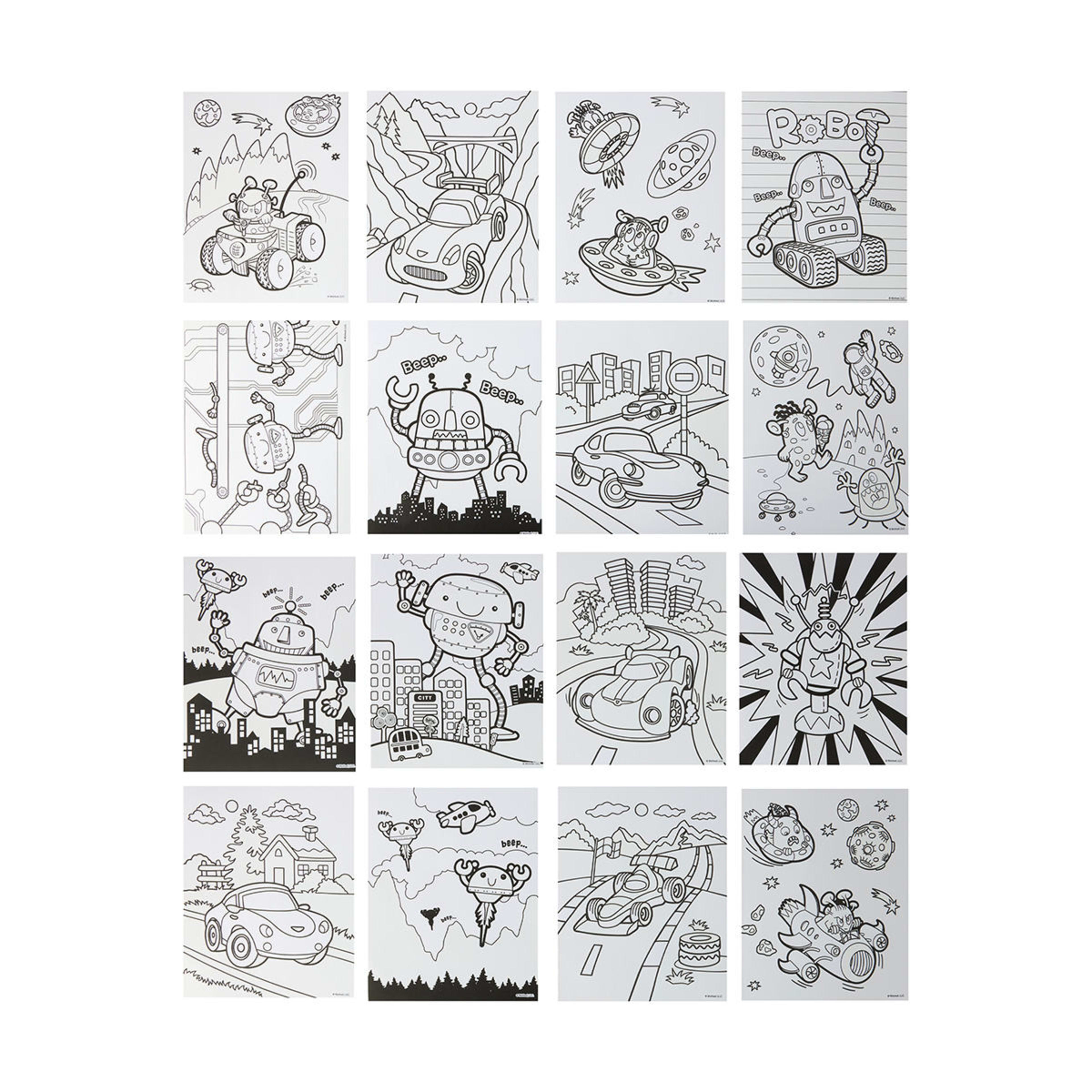 6 Scentos Clean Colouring Painting - Assorted, 6 of 10