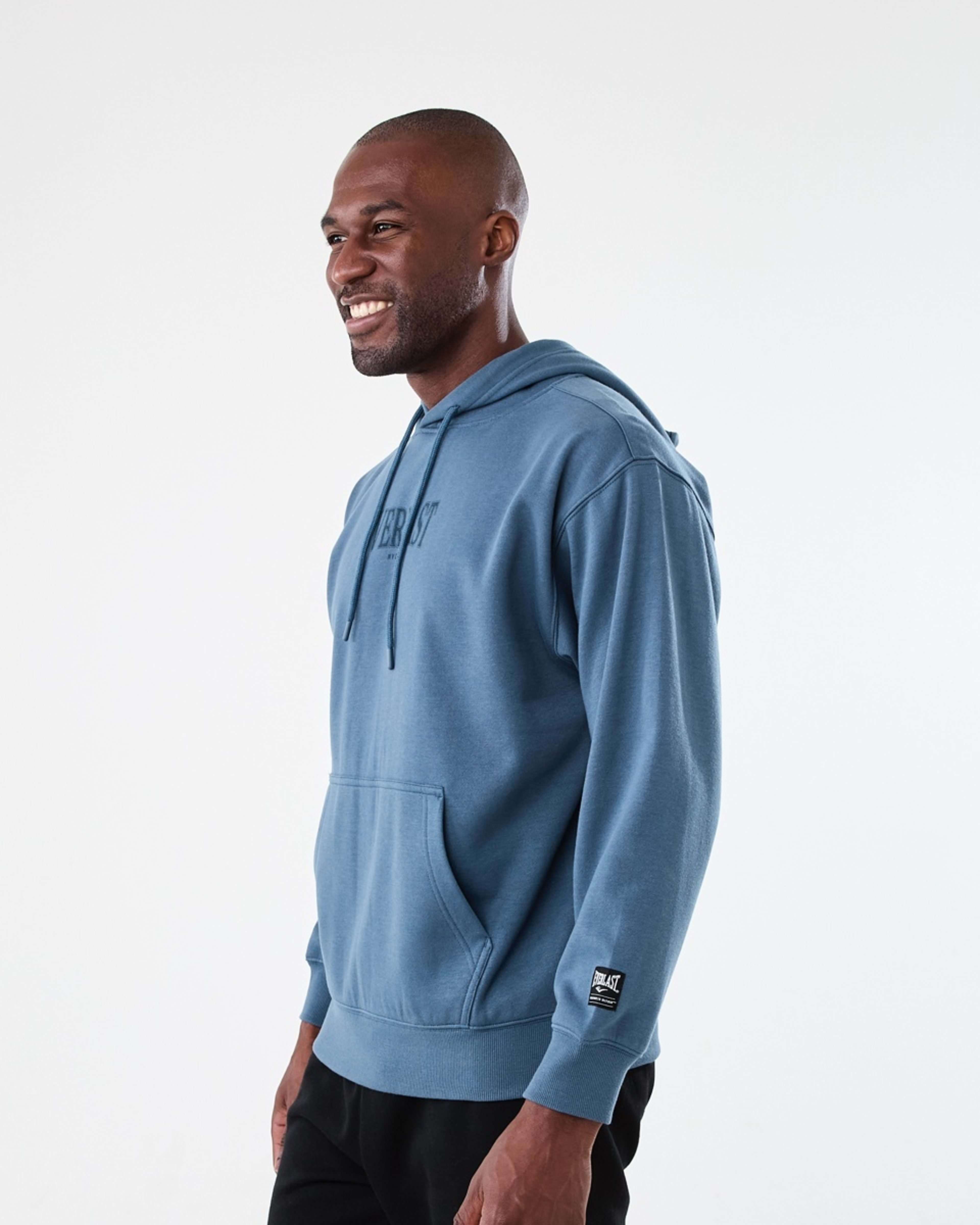 2 Everlast Mens Oversized Hoodie Denim, 2 of 9