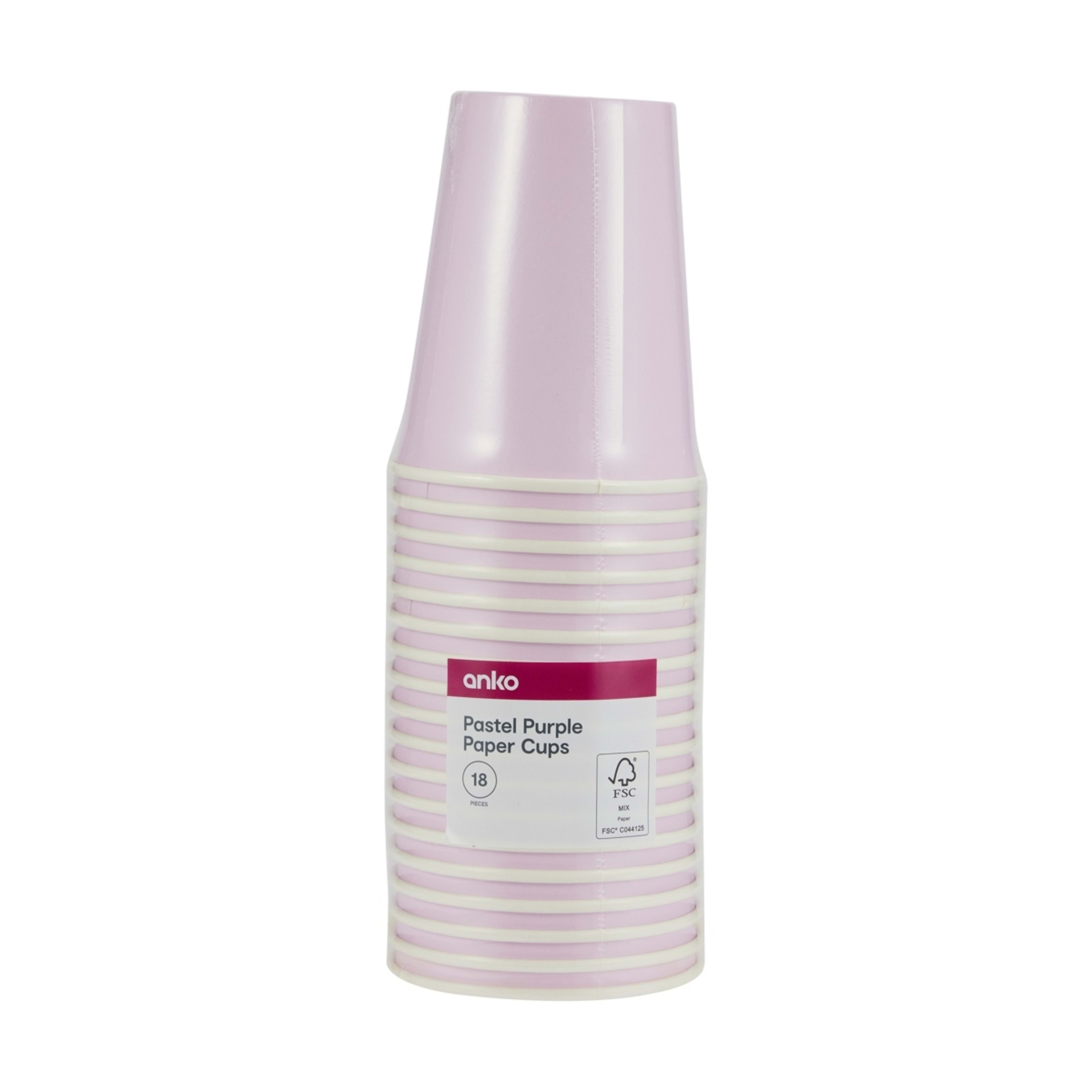 3 18 Pack Pastel Purple Paper Cups, 3 of 3