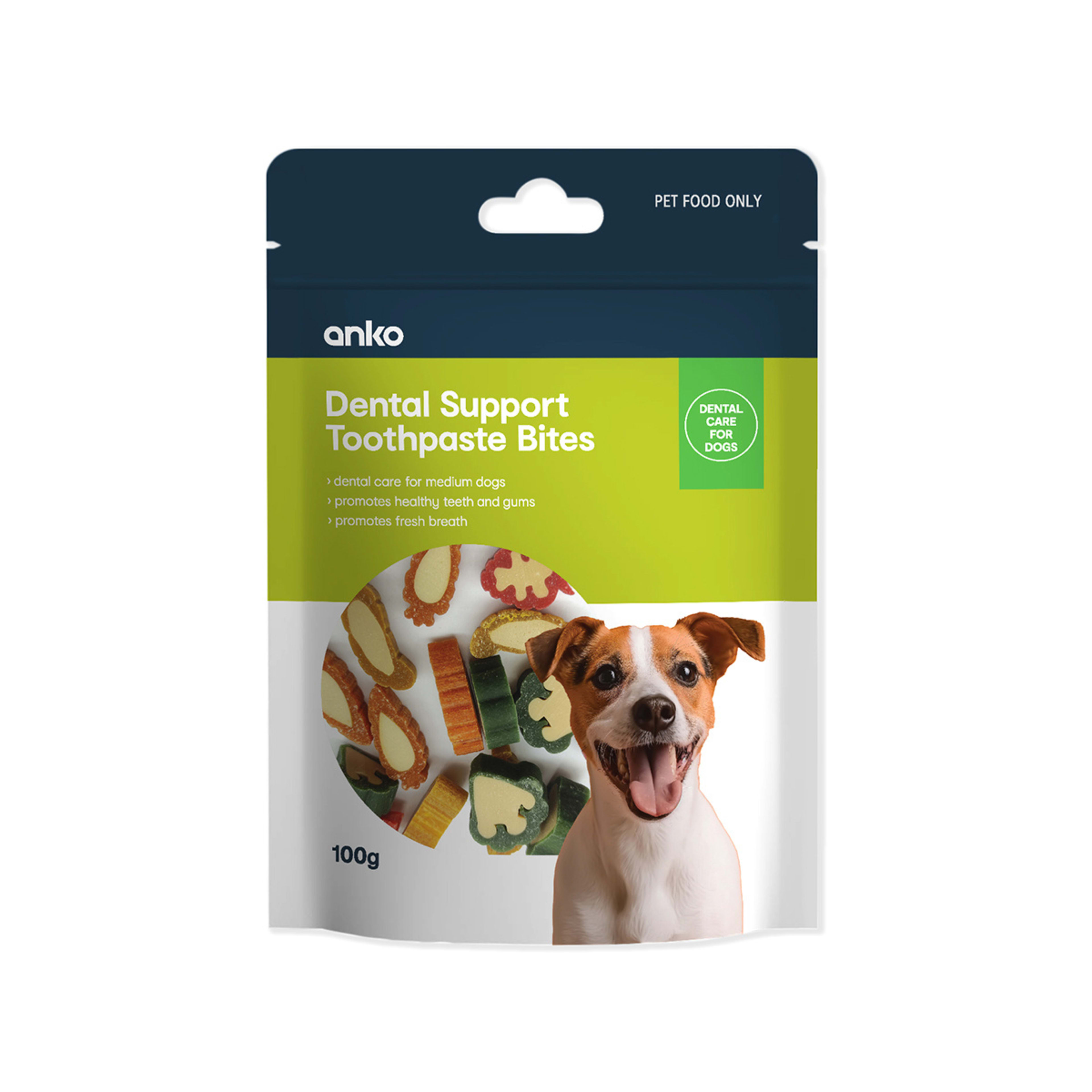 1 Pet Treat Dental Toothpaste Filled Bites