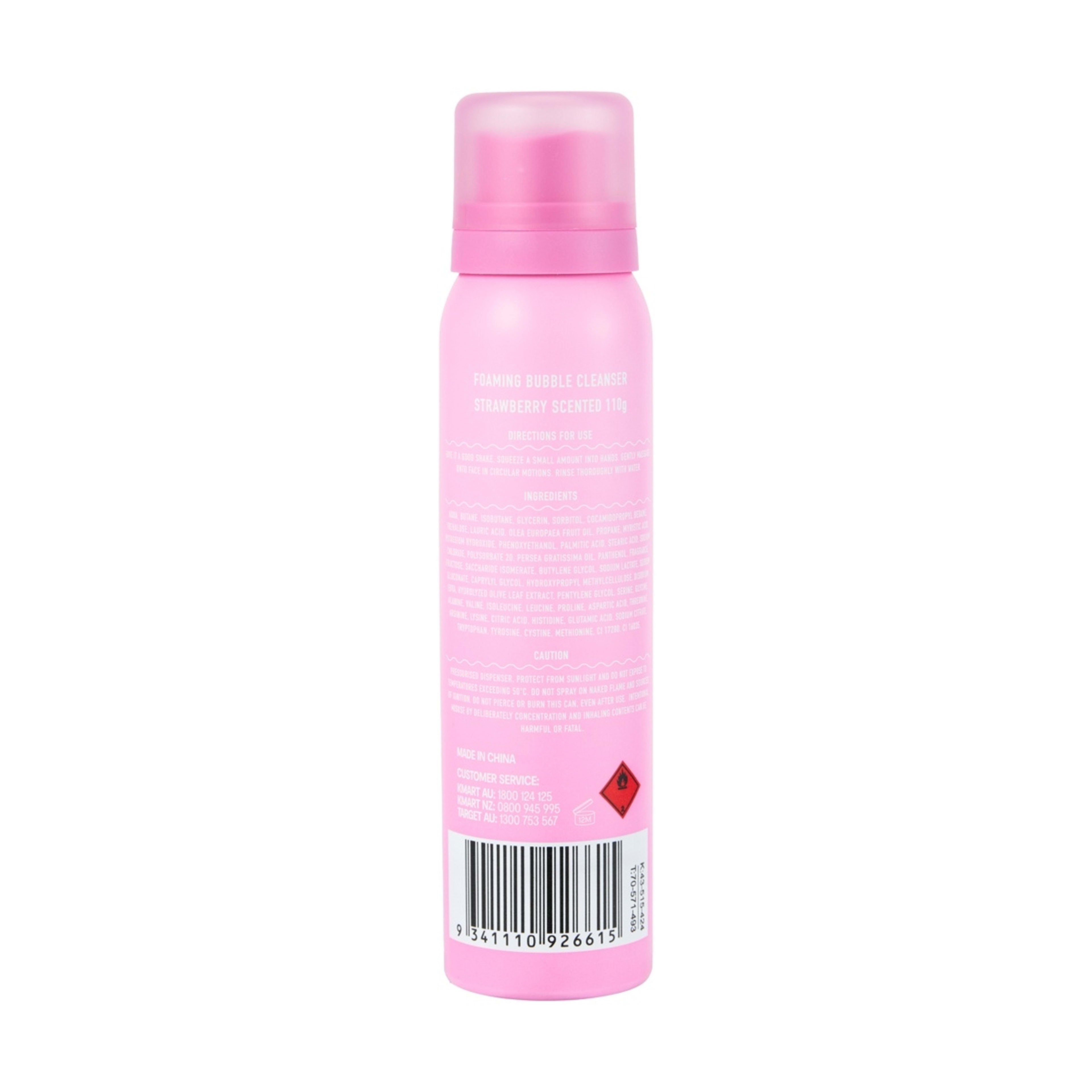 3 OXX Skincare Foaming Bubble Cleanser 110g - Strawberry Scented, 3 of 4