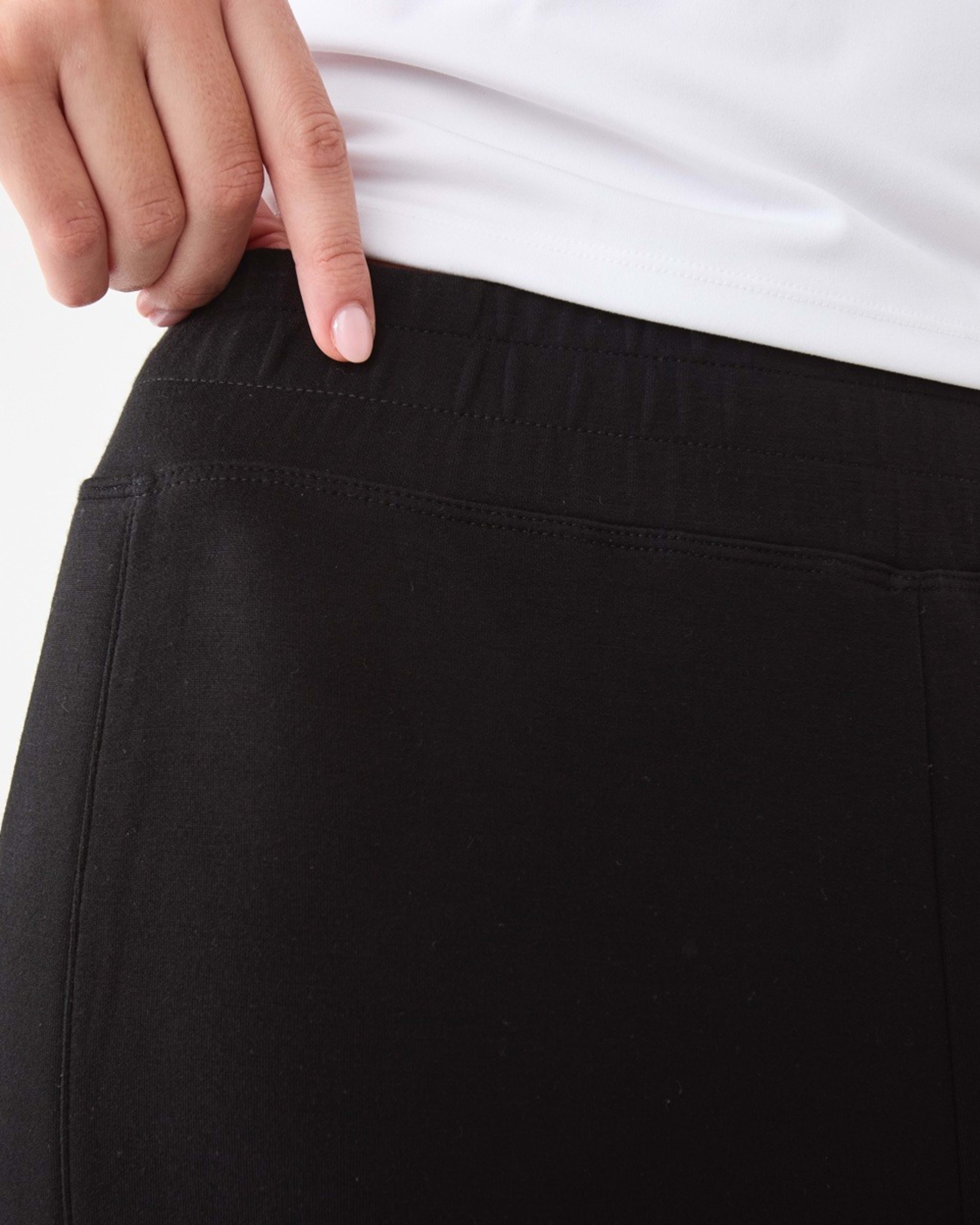 5 Active Womens Snap Trackpants Black, 5 of 7