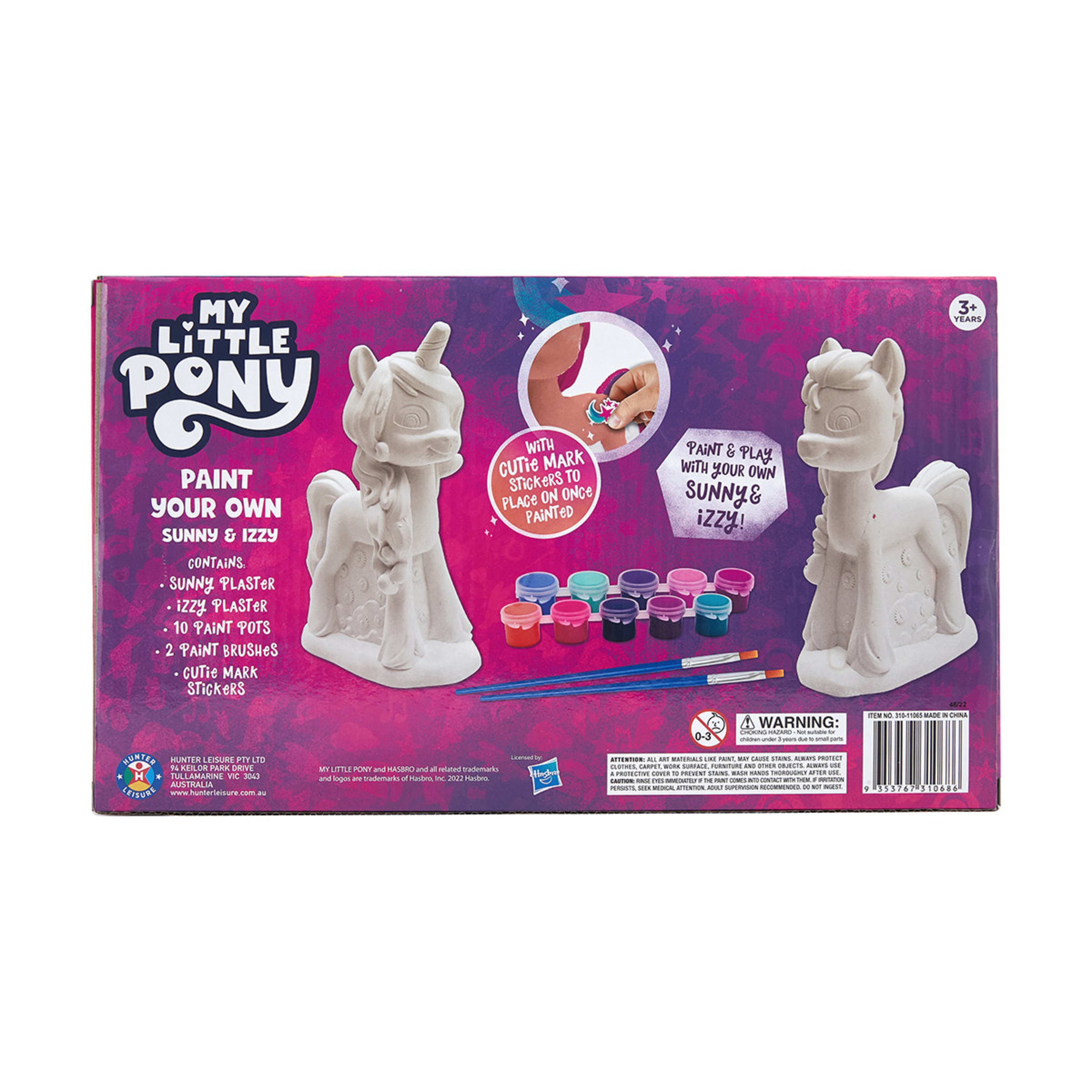 My Little Pony Paint Your Own Sunny and Izzy Kit Kmart