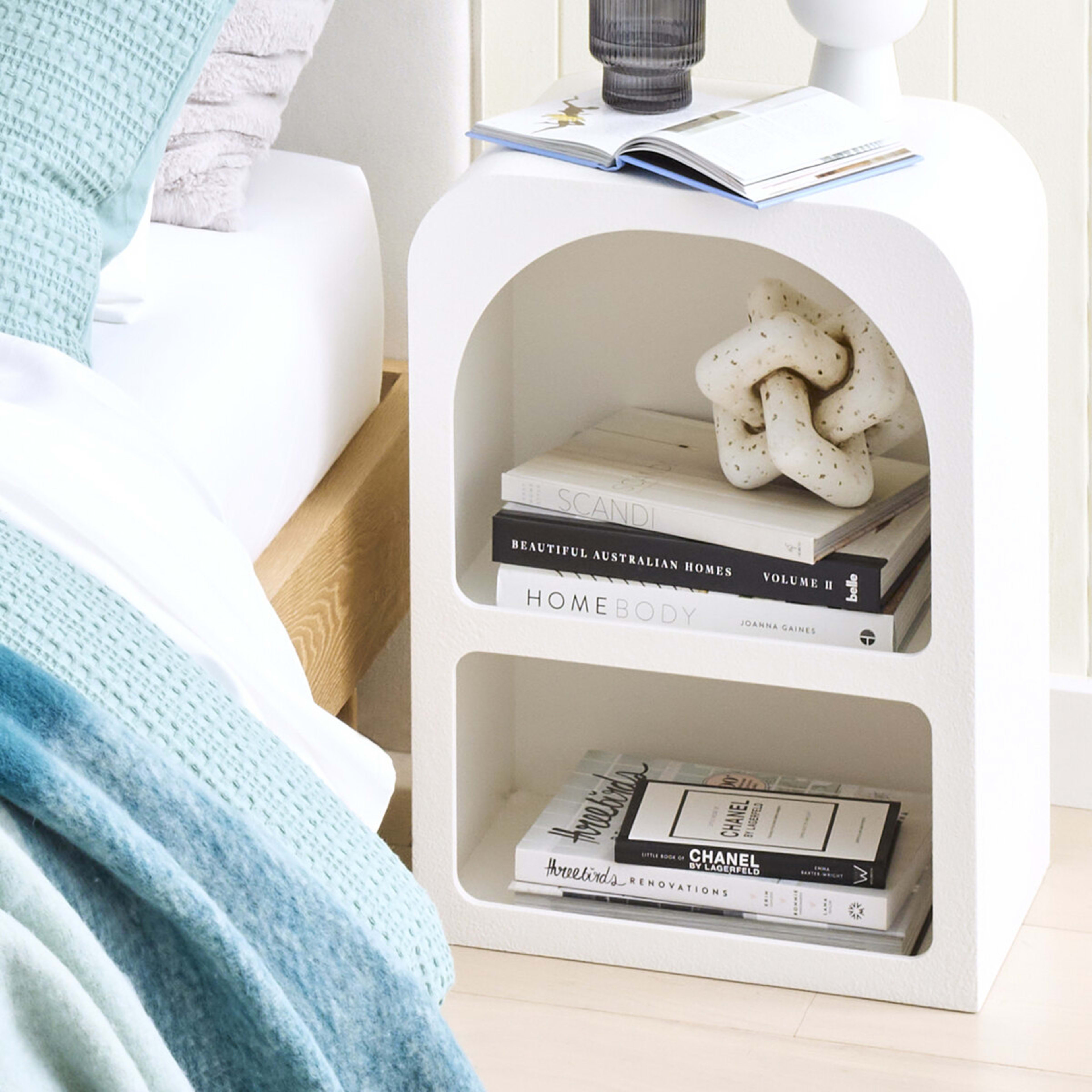 1 Arched Bedside Table