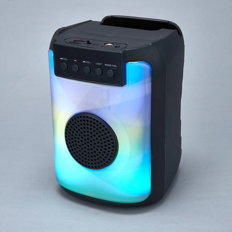 Karaoke Party Speaker with RGB and Microphone Kmart