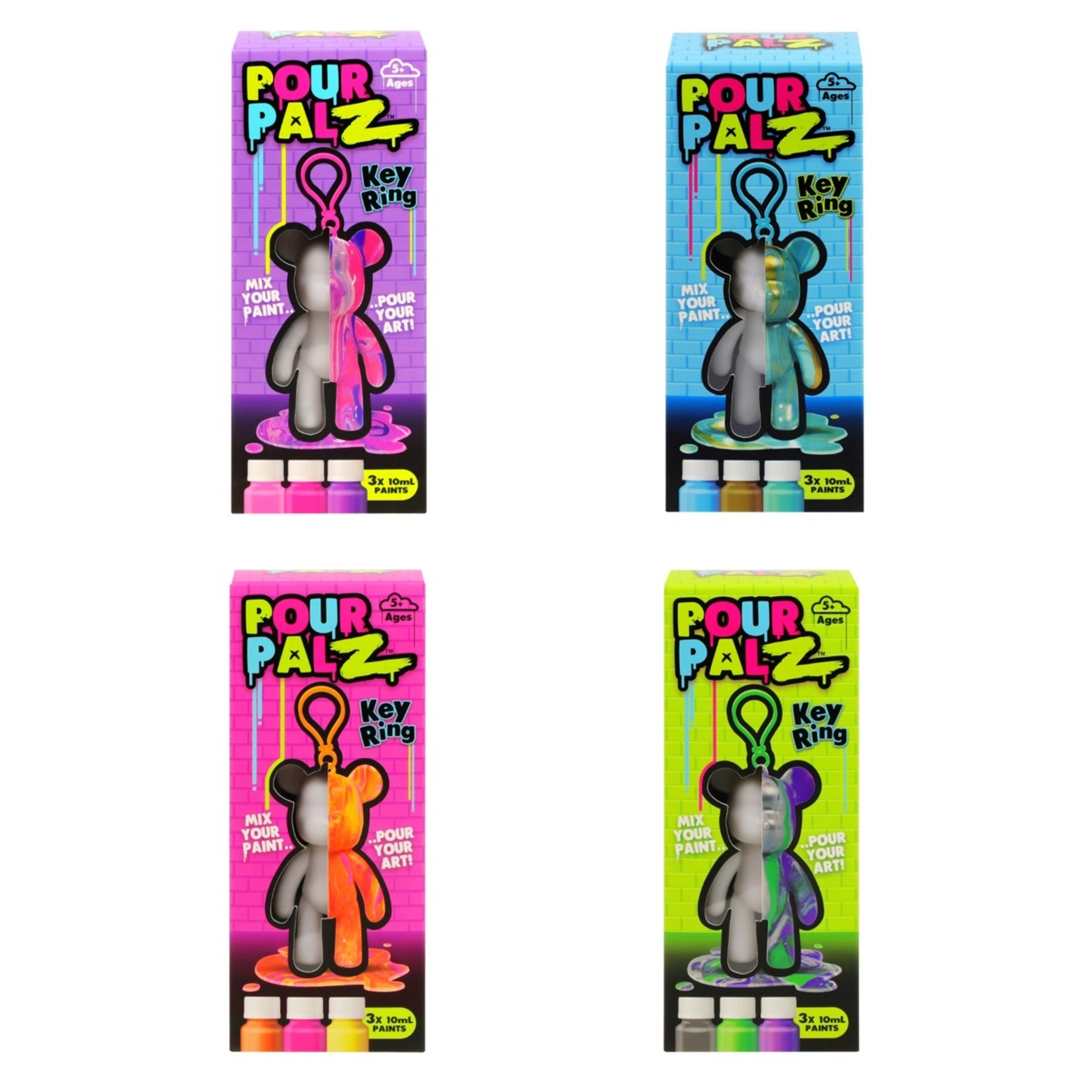 1 Pour PalZ Keyring - Assorted