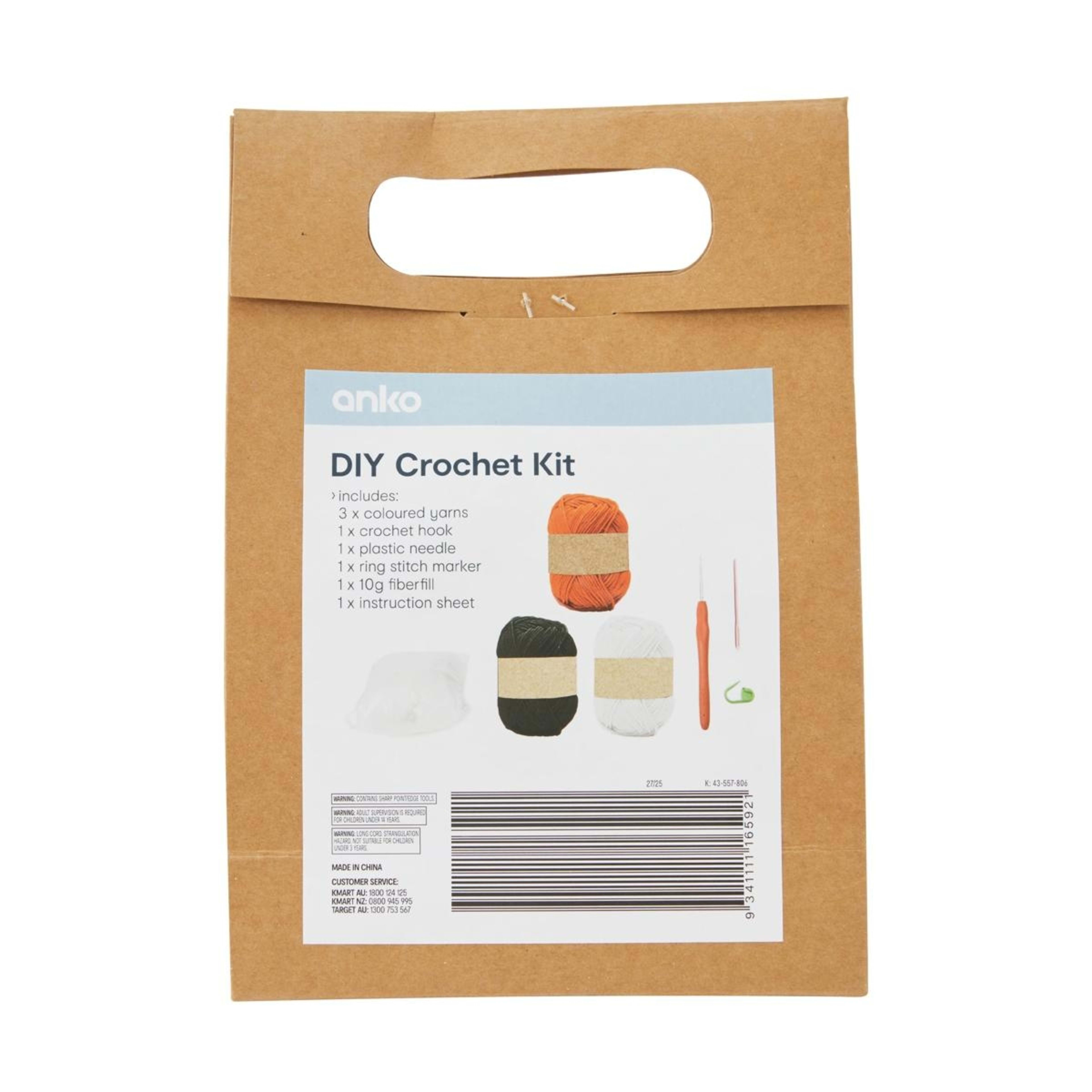 3 DIY Crochet Kit - Crab, 3 of 3