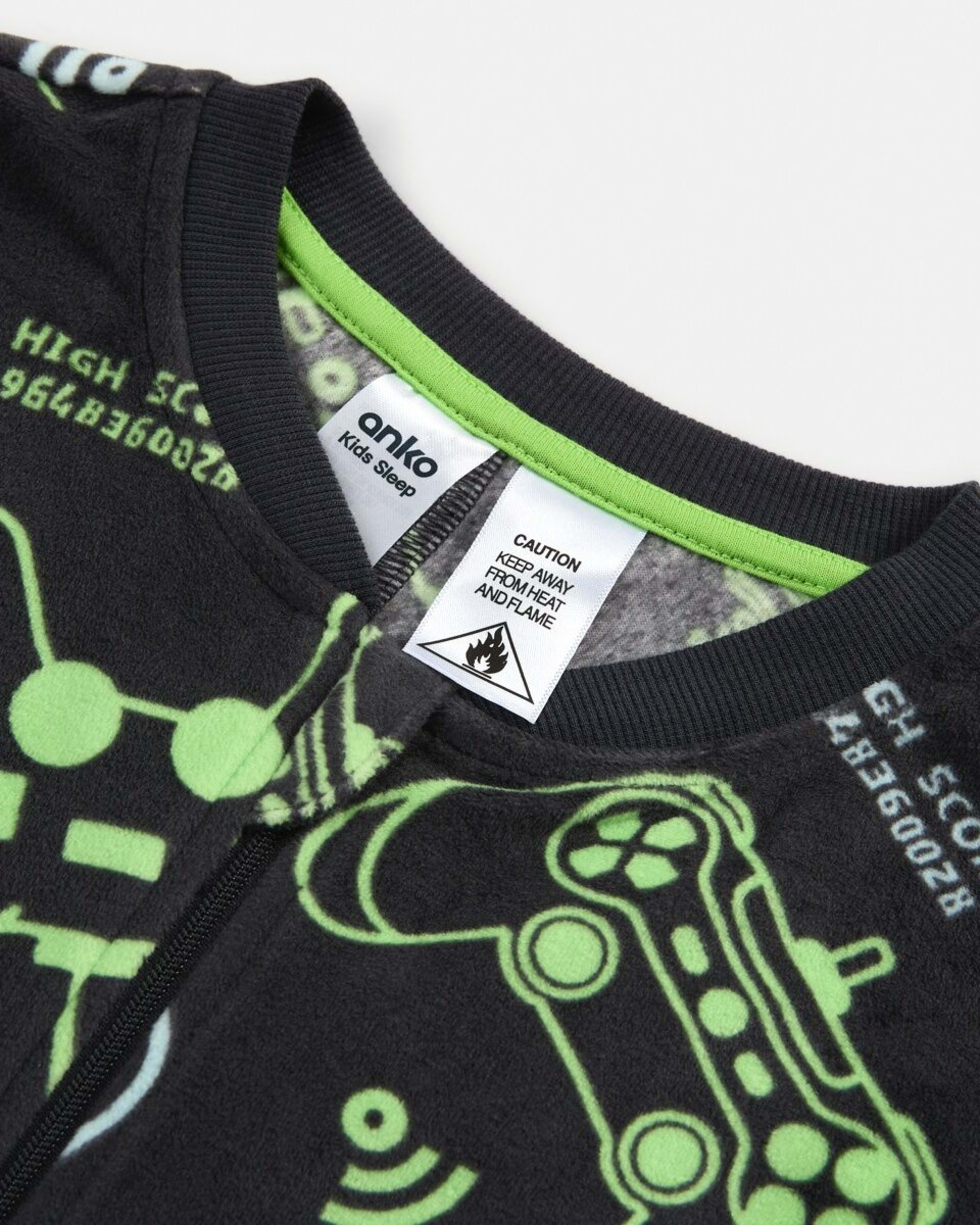 8 Ribbed All-In-One Sleepsuit Game Shift Grey, 8 of 9