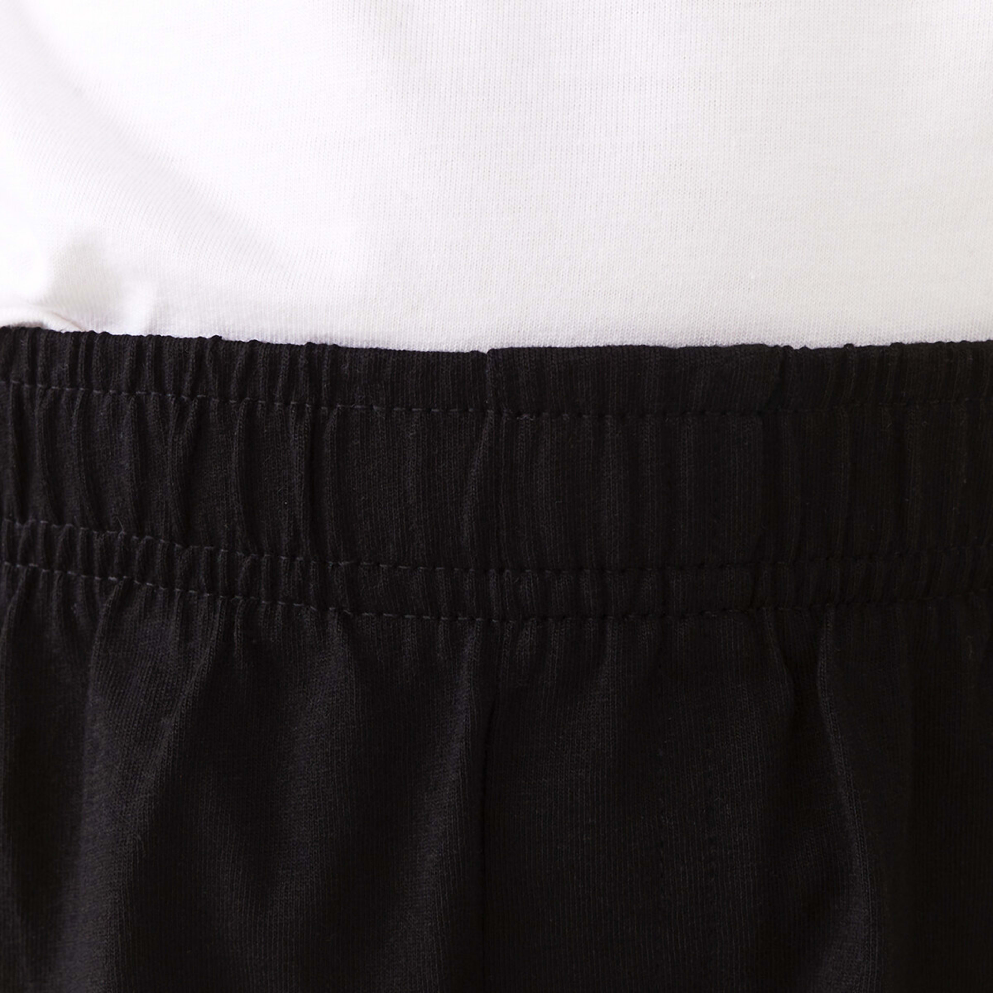 3 Plain Knit Shorts Black, 3 of 8