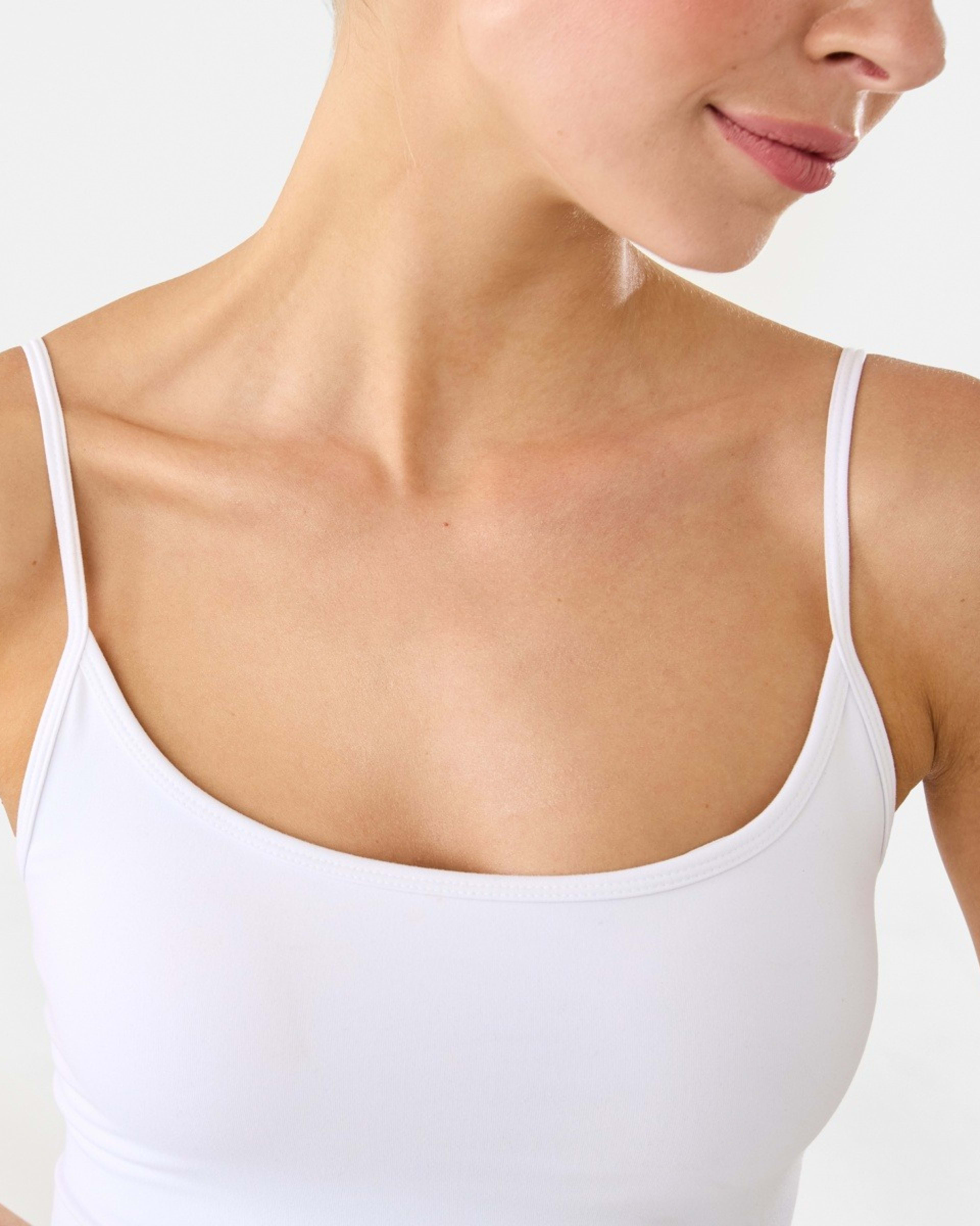 8 Active Womens Ultrasoft Shelf Tank WHITE, 8 of 10