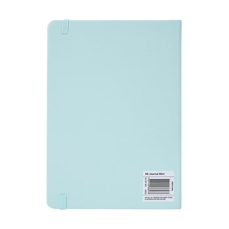 A5 Journal Mint Kmart