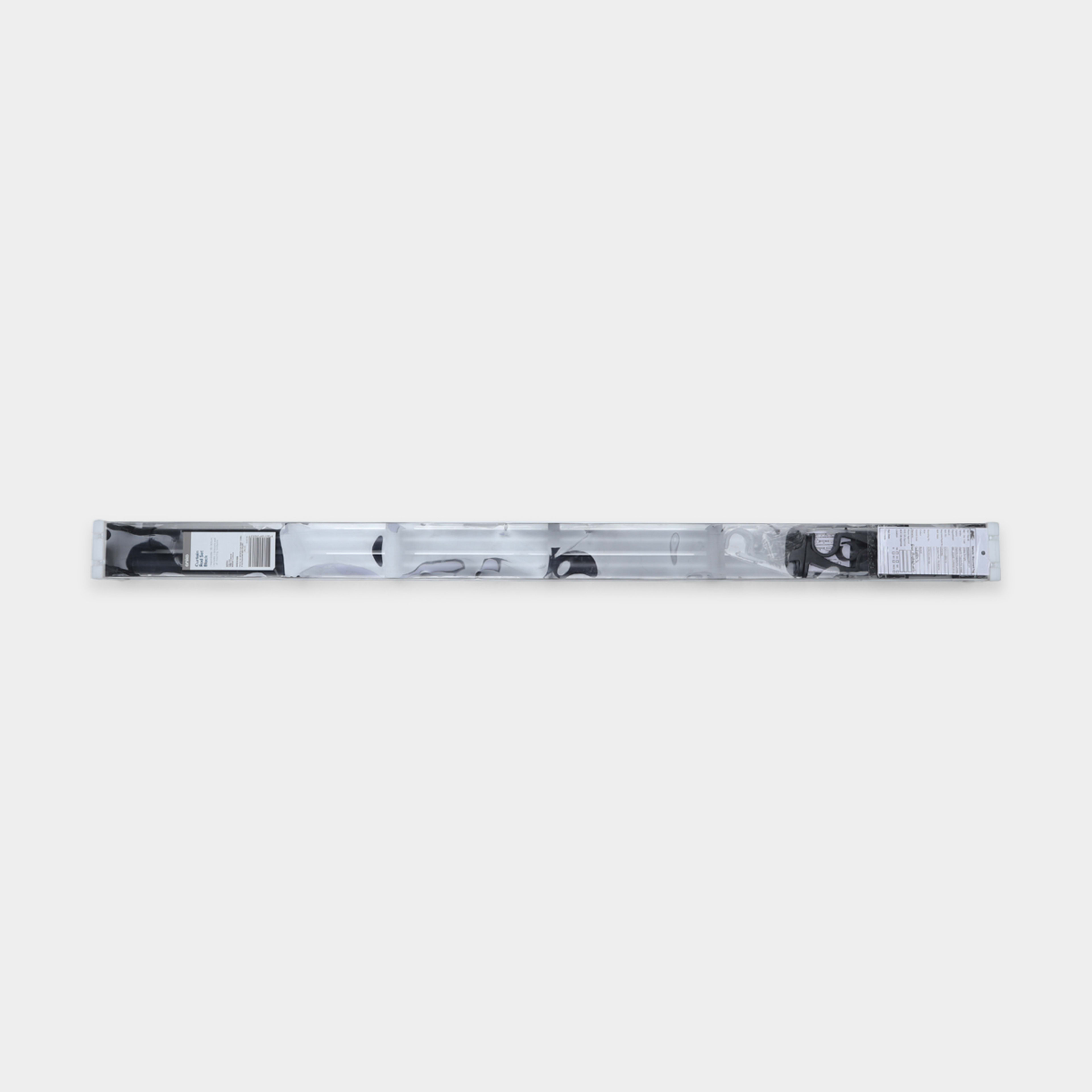 3 Extendable Curtain Rod Set - Black, 3 of 3