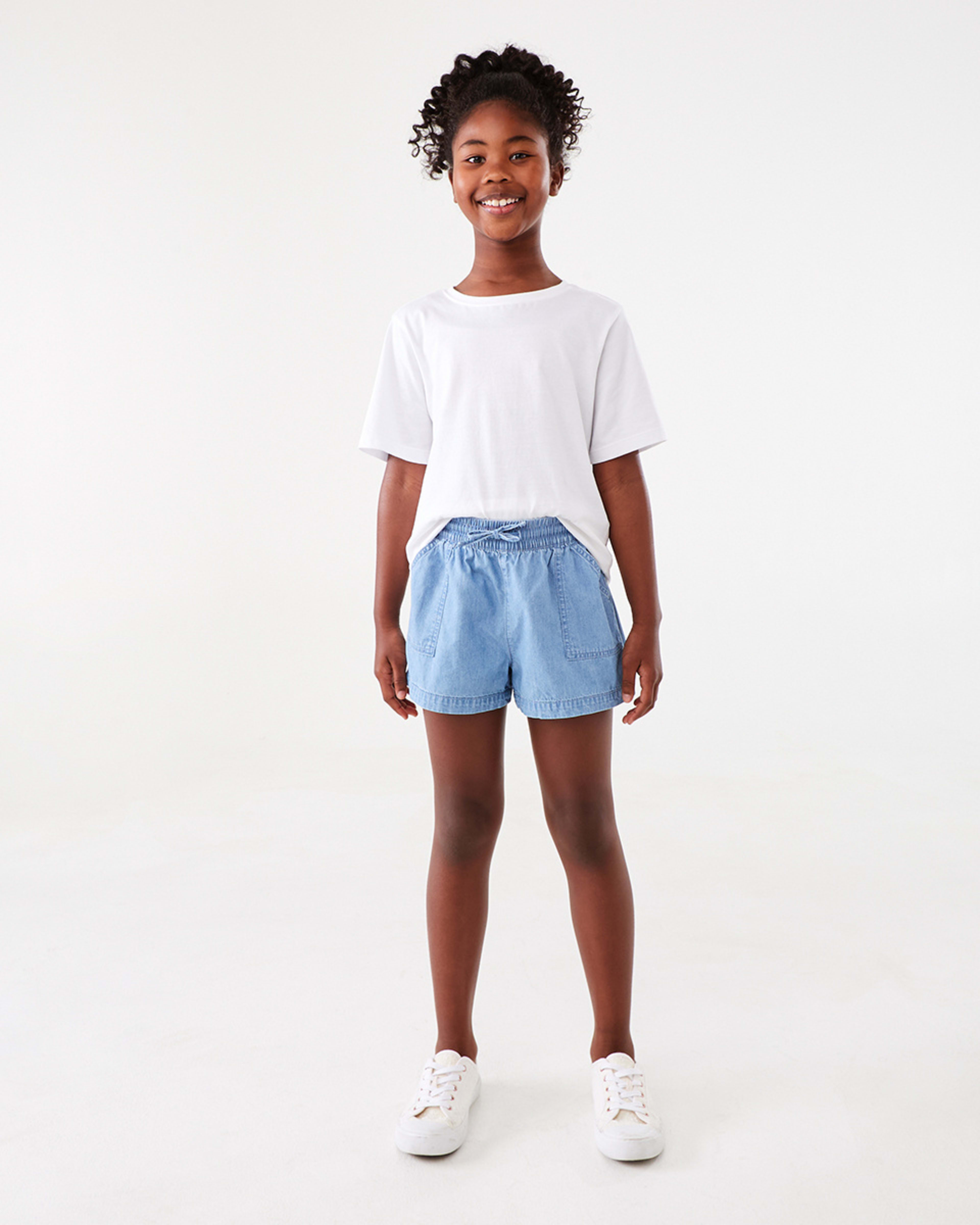 6 Utility Shorts Mid Denim, 6 of 9