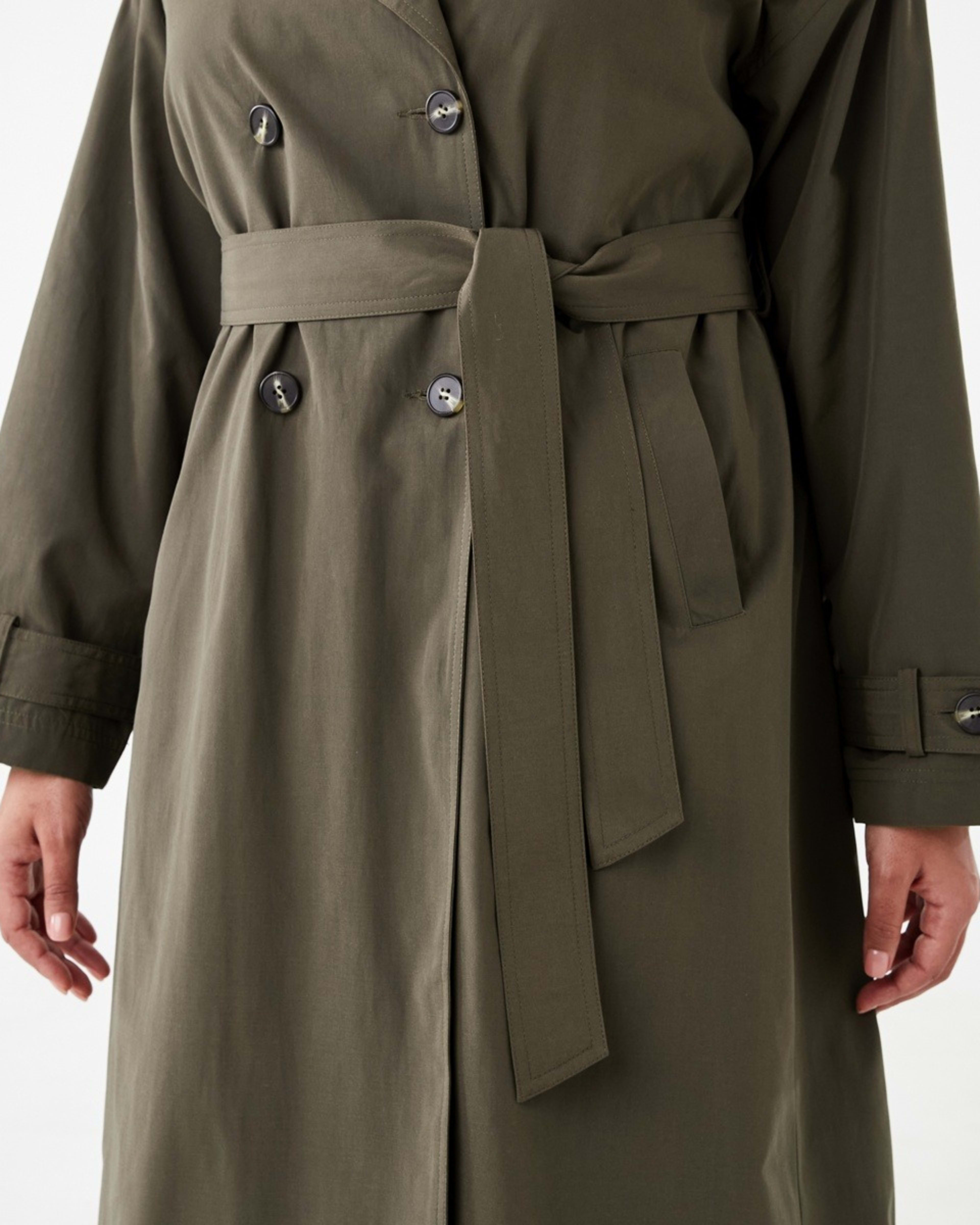 7 Longline Trench Grn Olive, 7 of 9