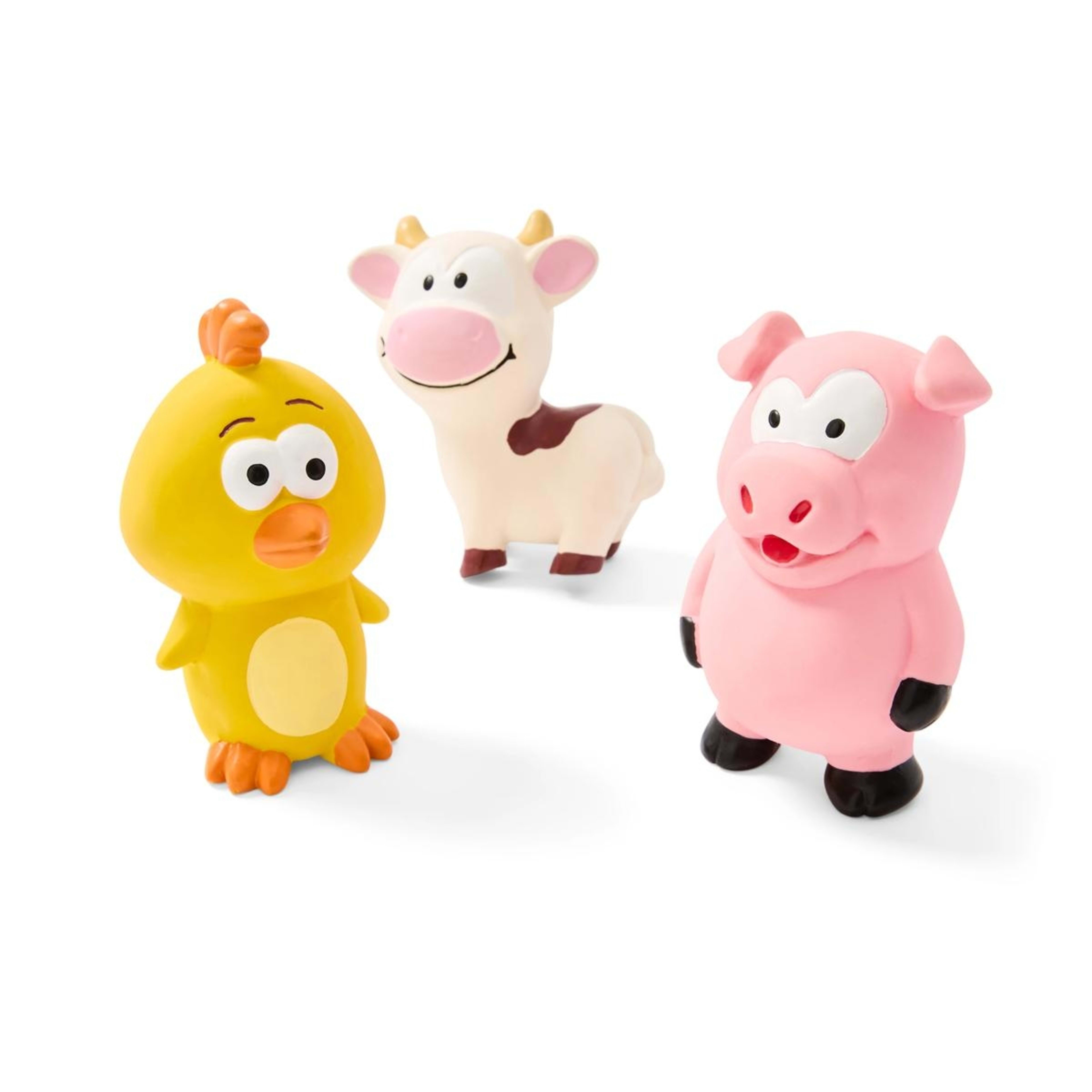 2 3 Pack Pet Toy Latex Animals, 2 of 9