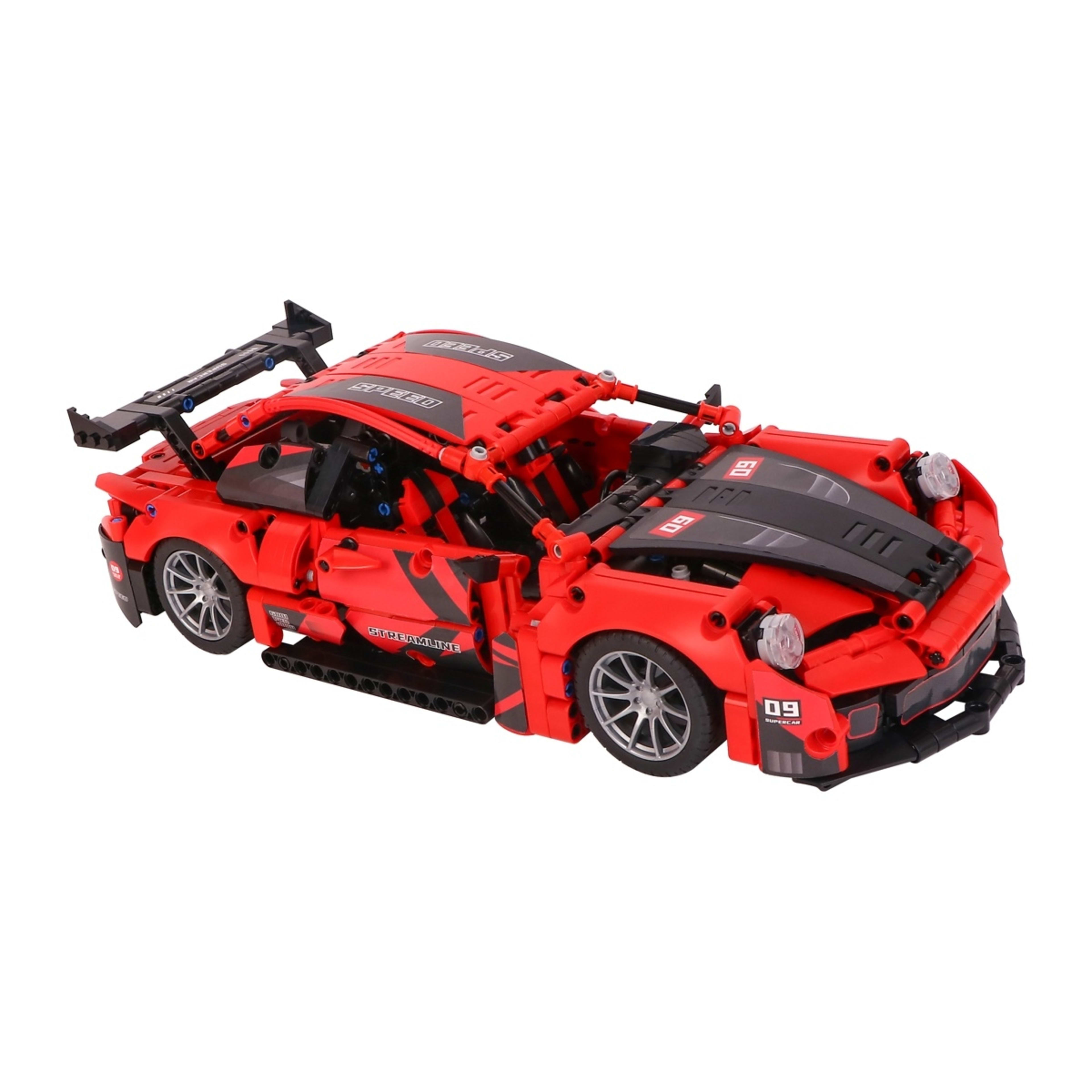 2 1077 Piece Mini Blocks Vehicle Series: Large Sport Car, 2 of 4