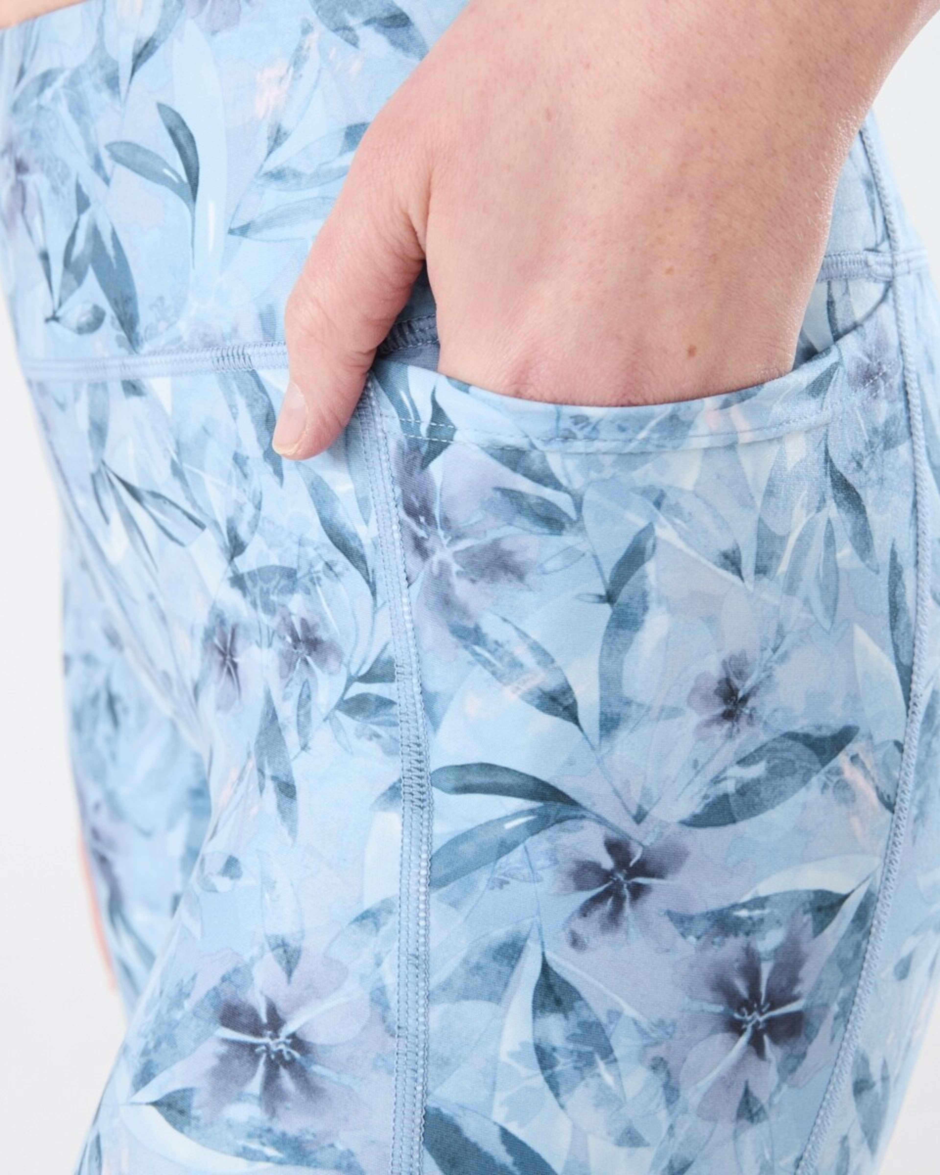 4 Everlast Womens Printed Full Length Leggings EVERLAST SUMMER FLORAL, 4 of 6