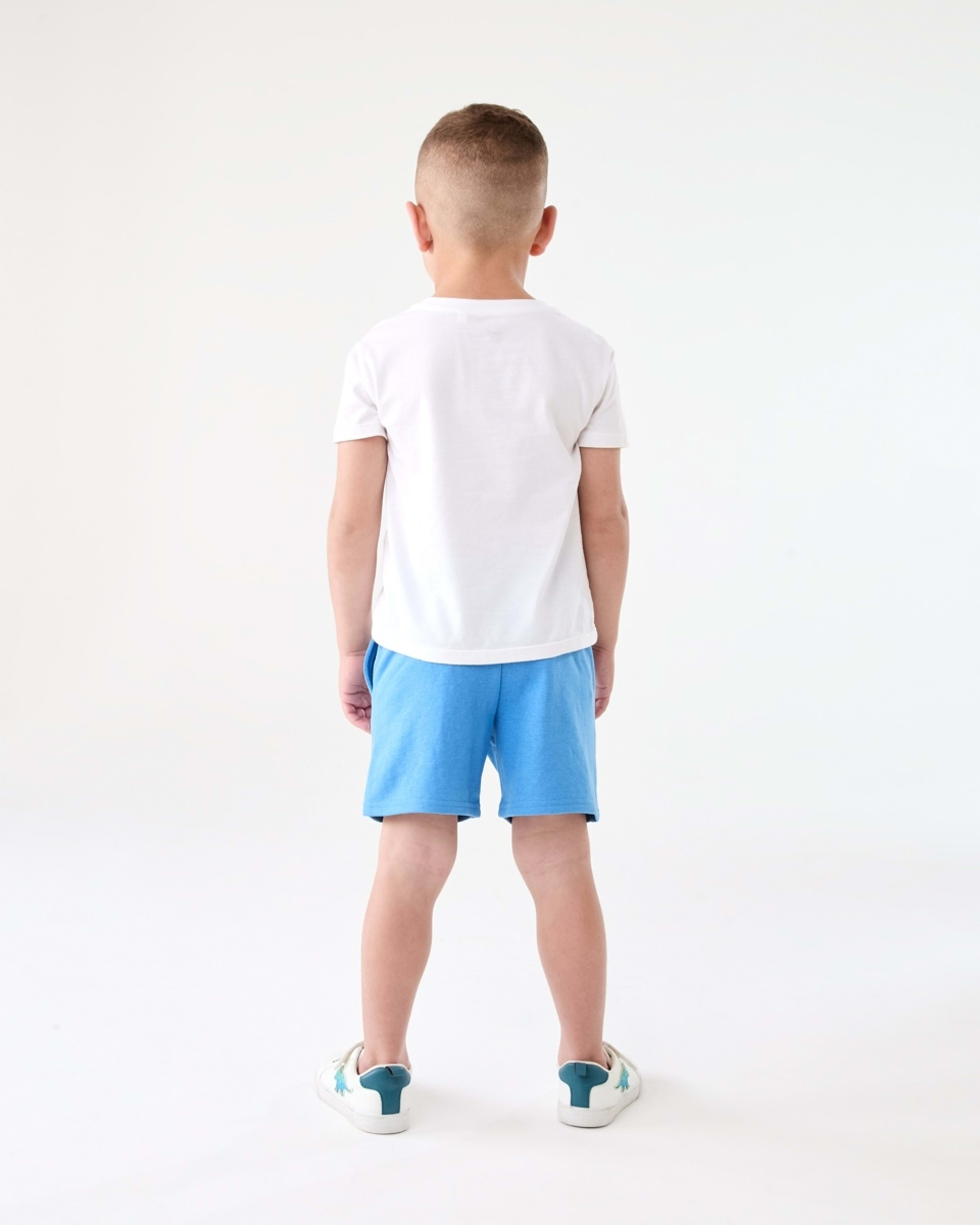 7 Graphic Knit Shorts NEW YORK 1996  BLUE, 7 of 7