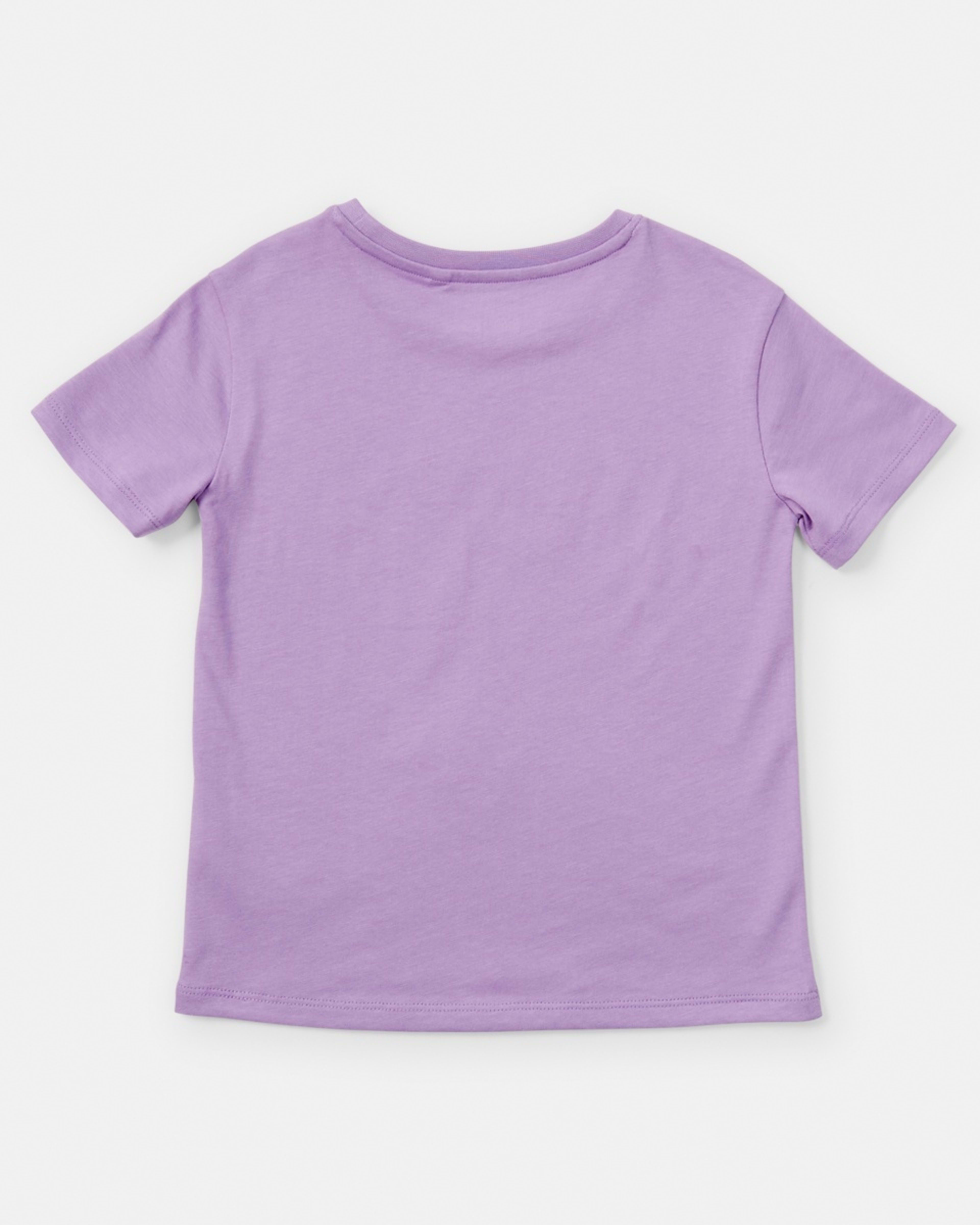 8 Short Sleeve Placement Print T-shirt Prpl Cat, 8 of 8