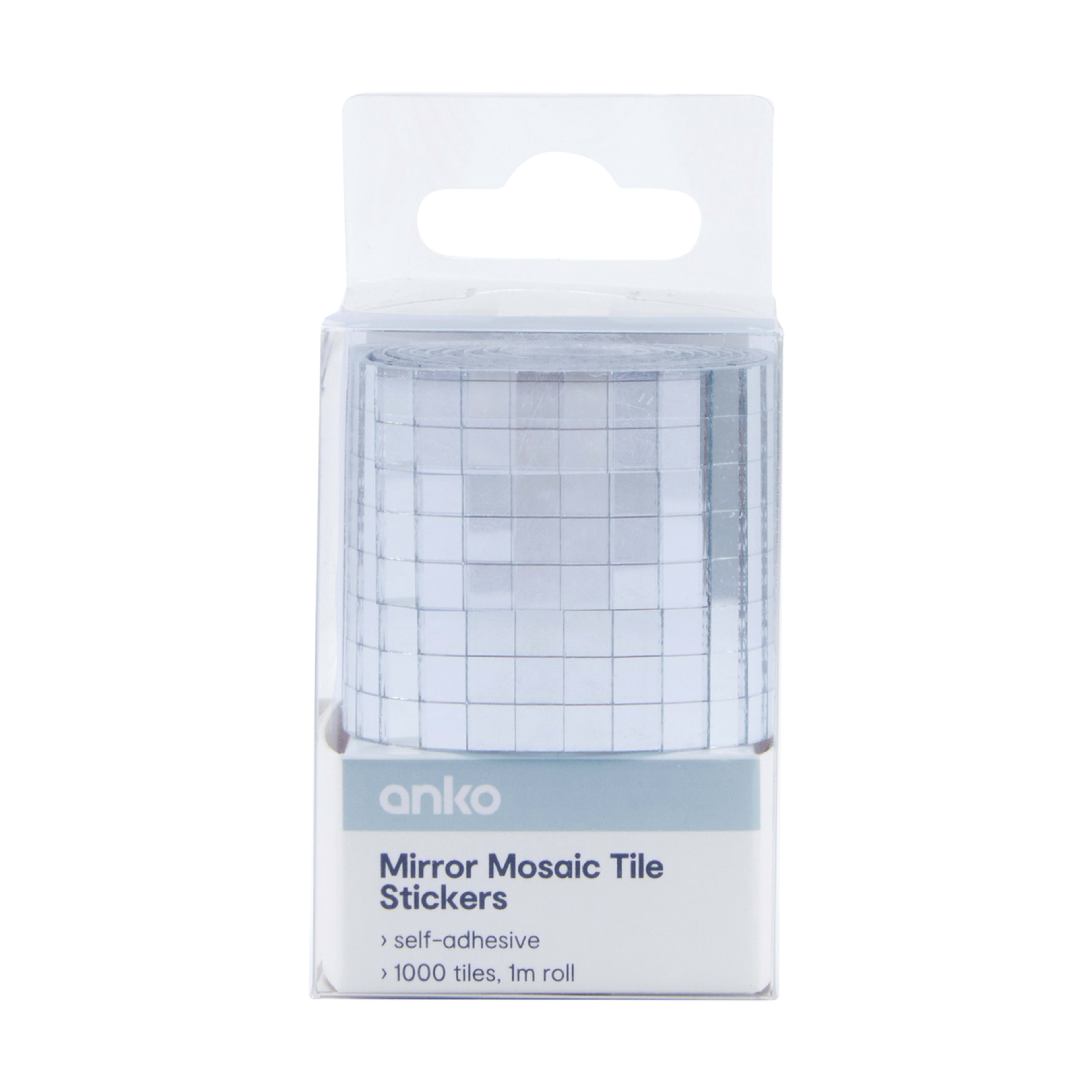 Mirror Mosaic Tile Stickers Kmart