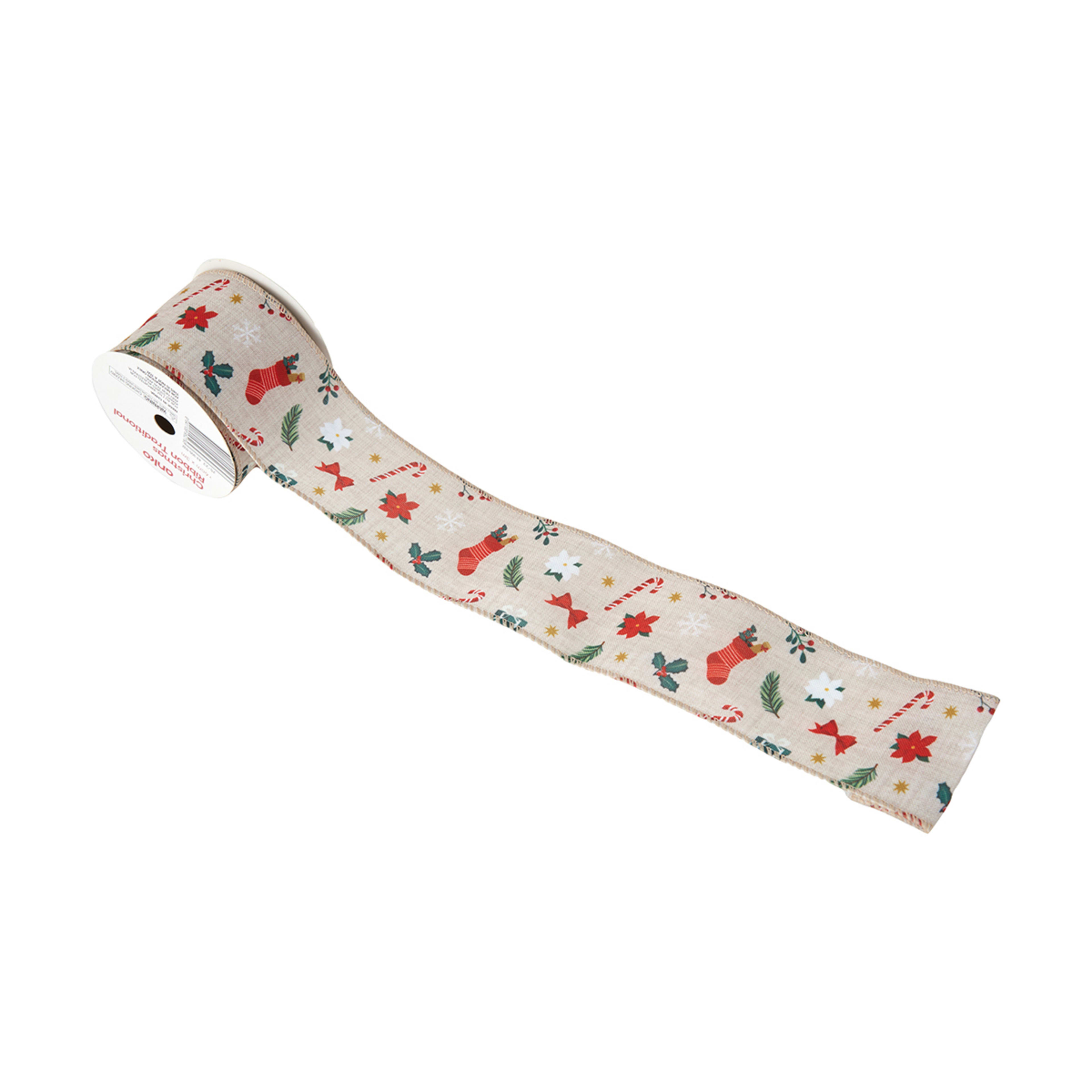 Christmas Traditional Ribbon - Assorted - Kmart