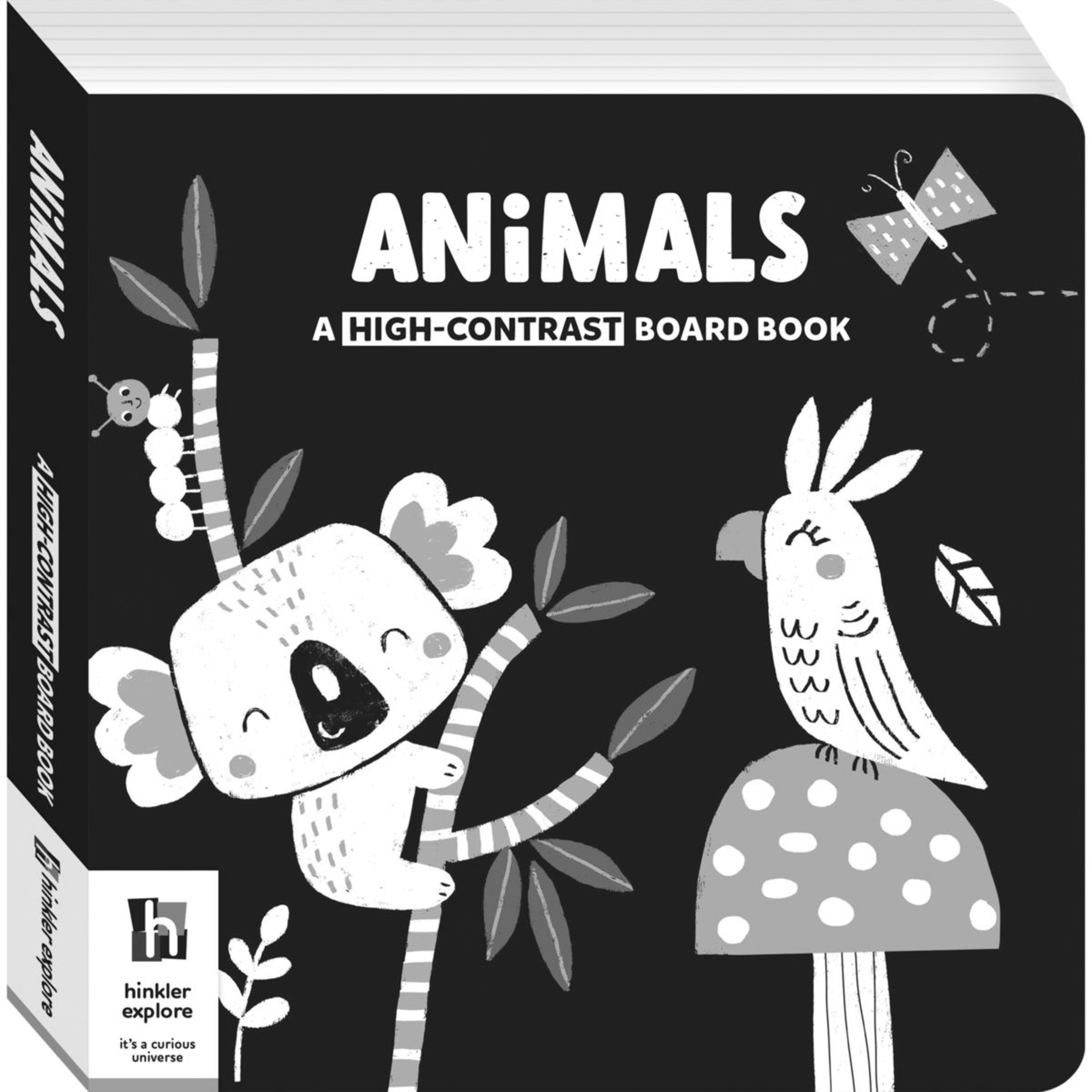1 Animals: A High-Contrast - Board Book