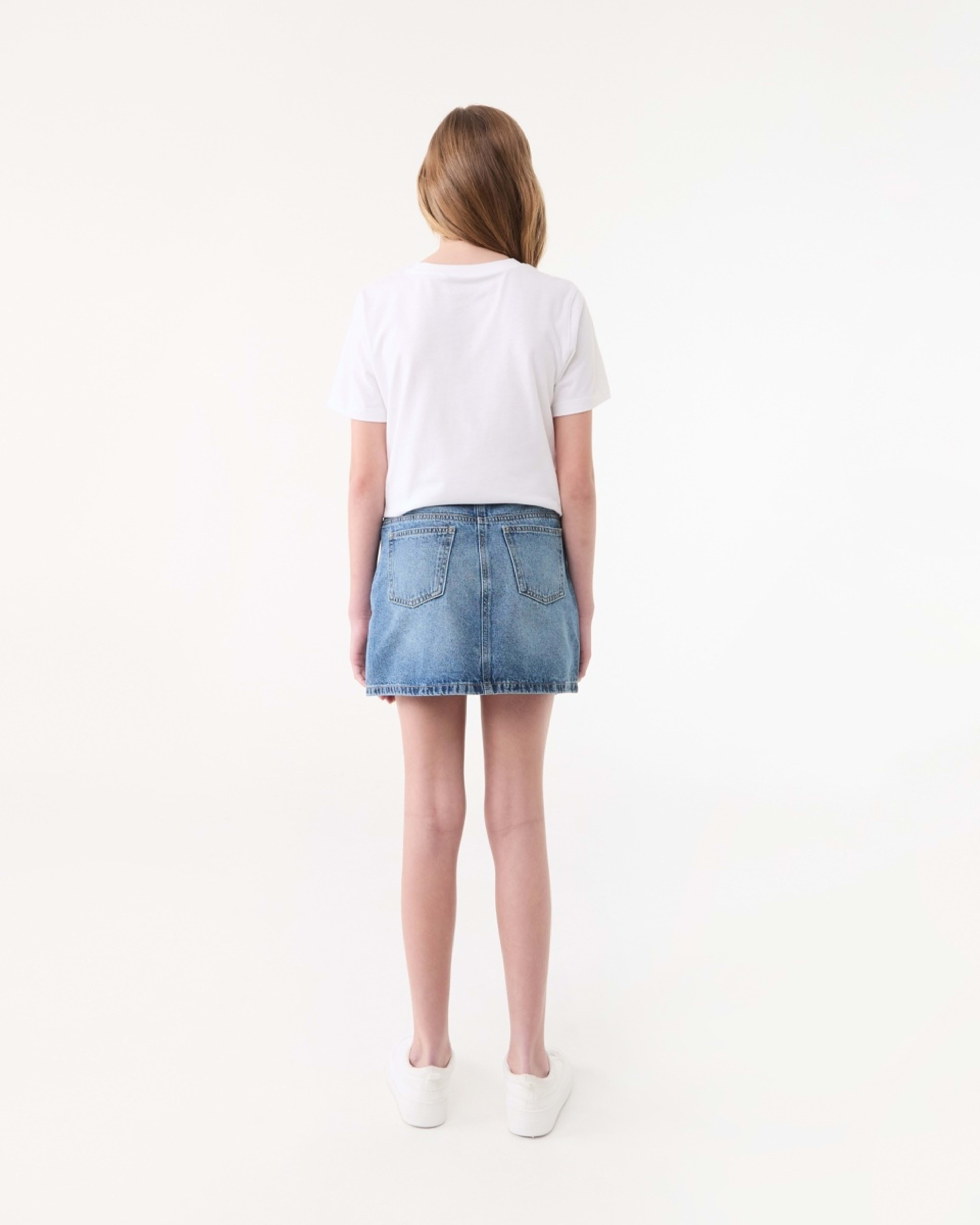 6 Denim Skirt LIGHT WASH, 6 of 6