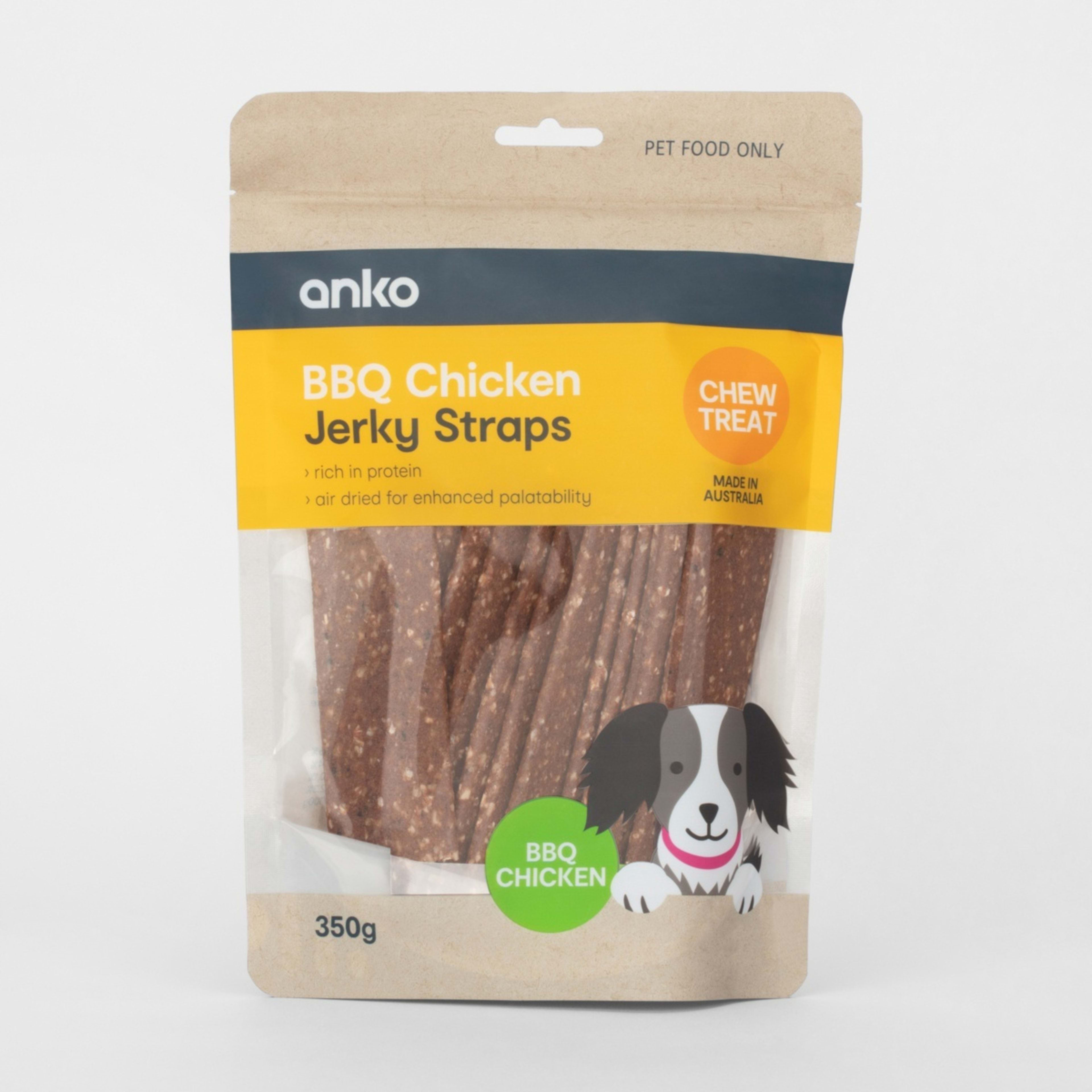1 Pet Treat Jerky Straps BBQ Chicken