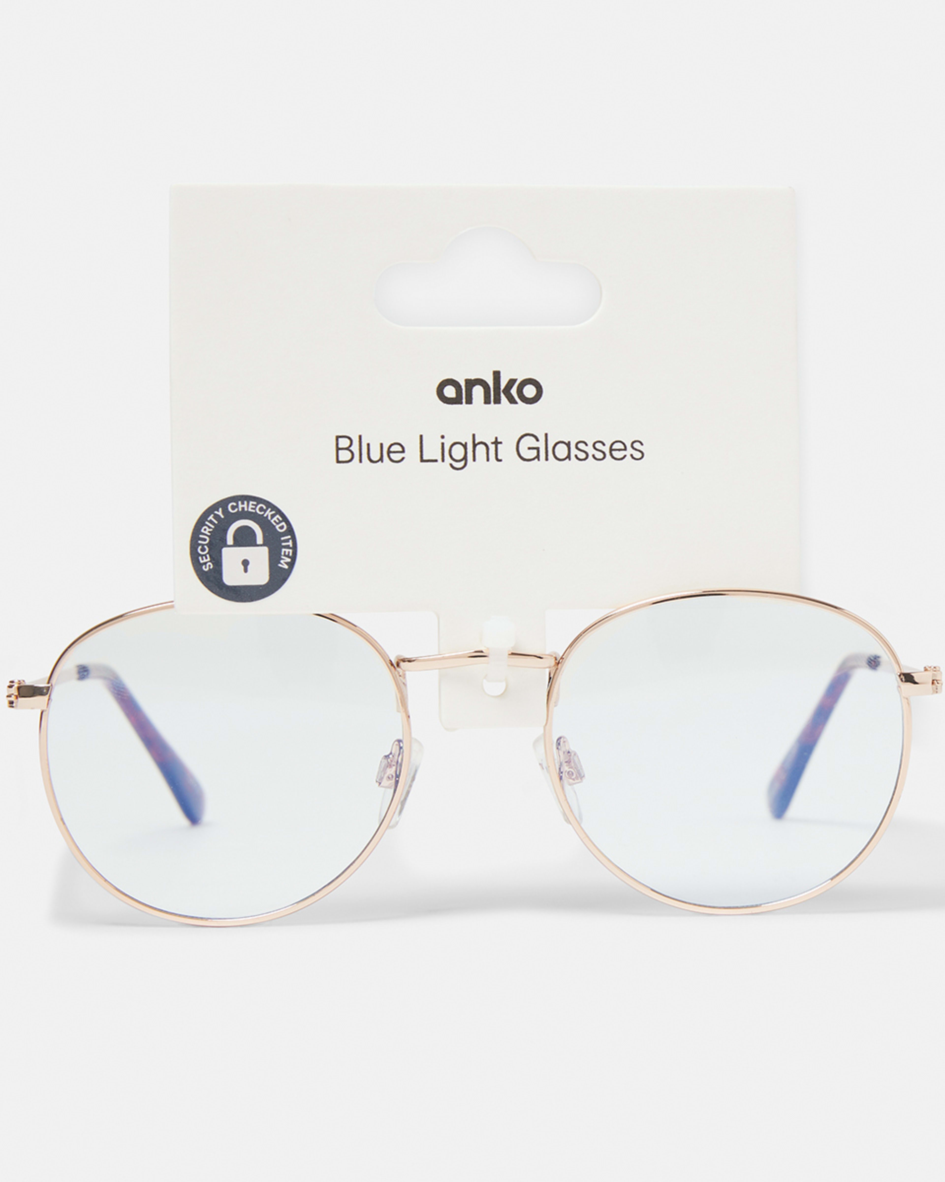 Classic Round Blue Light Glasses Kmart