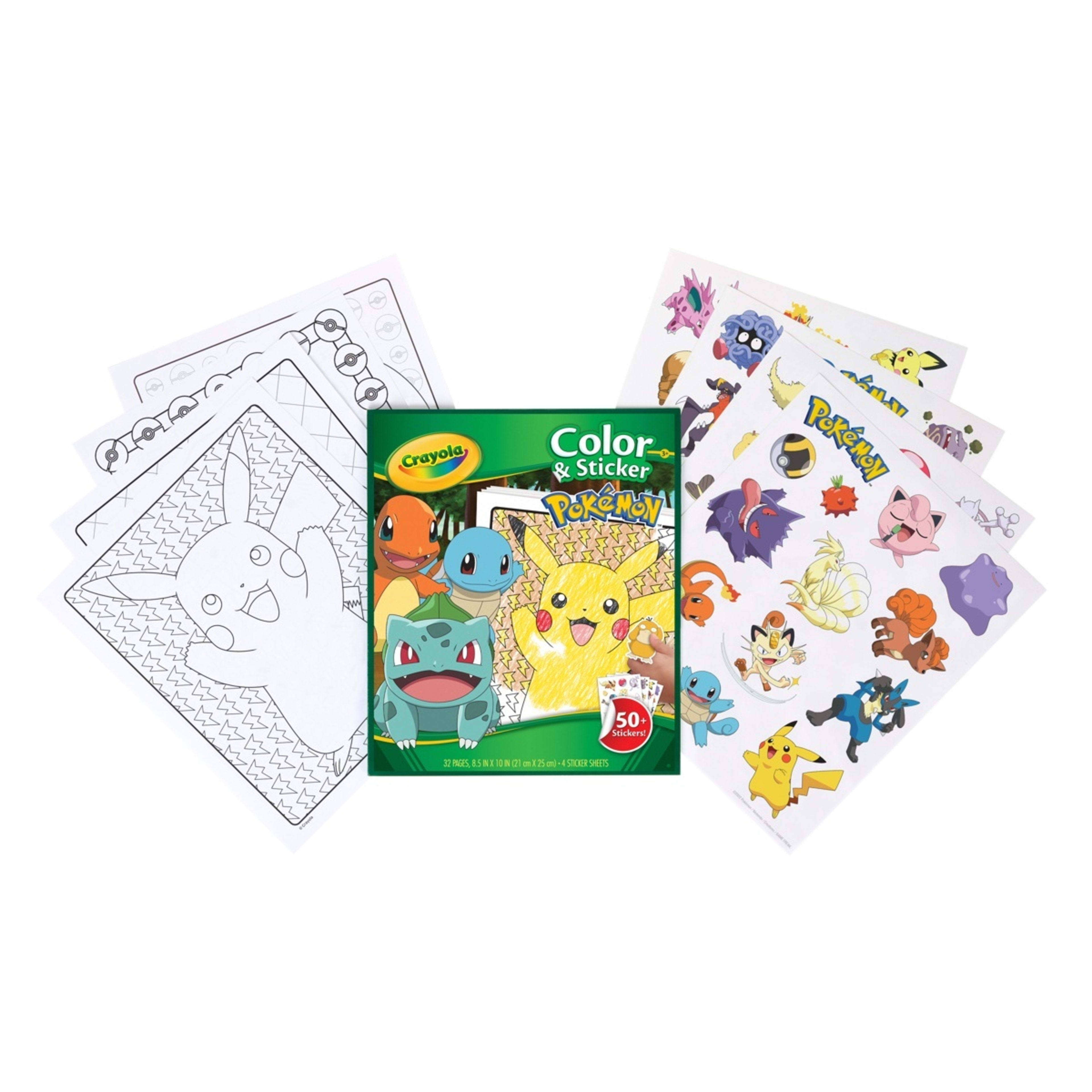 3 Crayola Pokemon Color and Sticker Book, 3 of 3