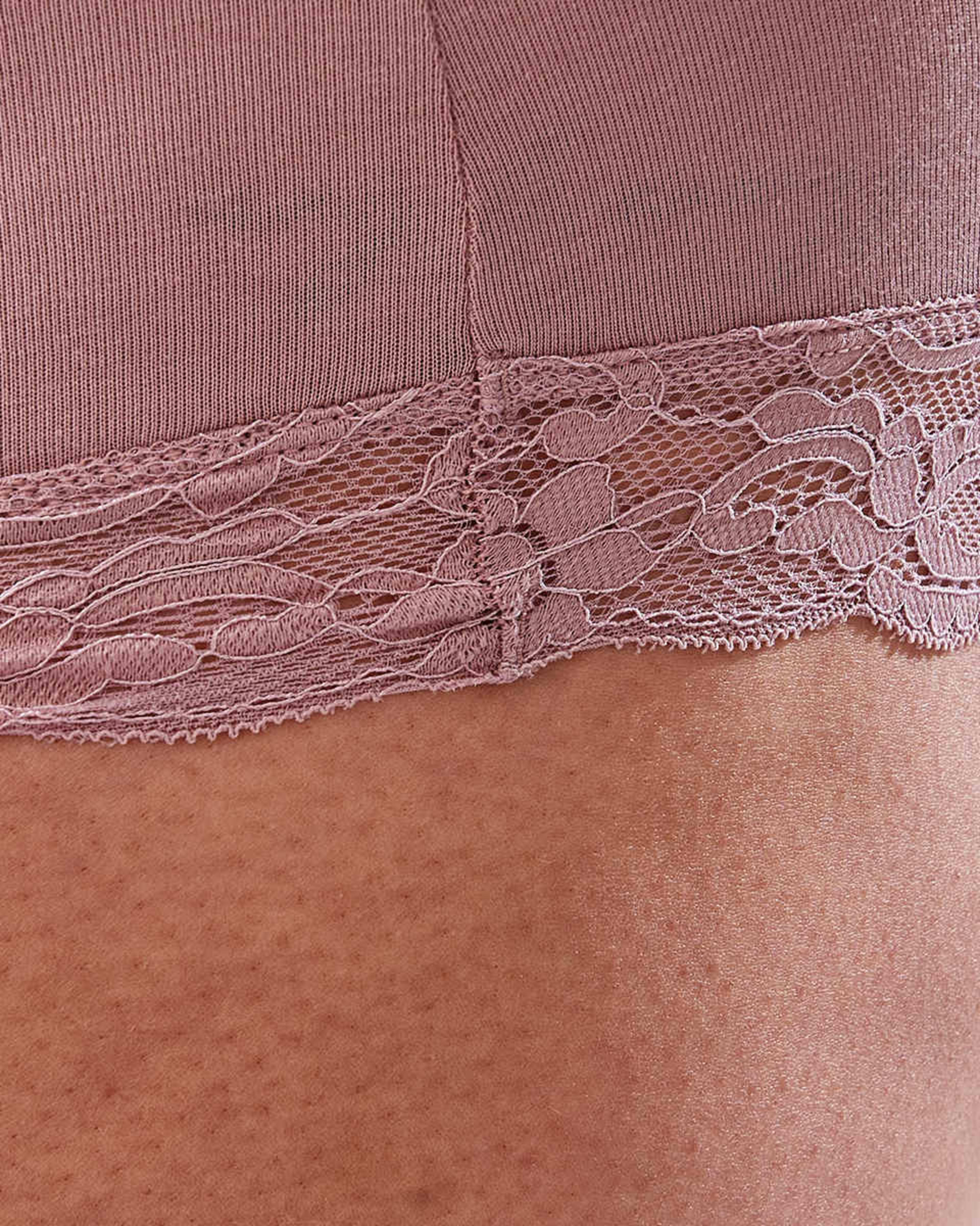 9 3 Pack Cotton Stretch Lace Trim Curve Full Briefs Bk Ow Wr, 9 of 9